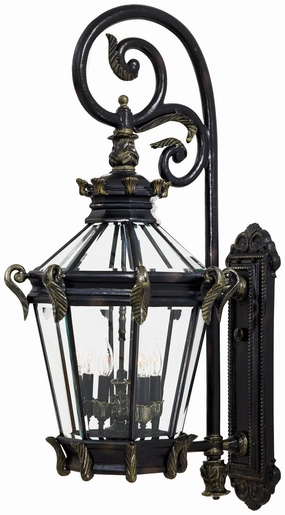 Stratford Hall Five Light Wall Mount Heritage W/ Gold HighlightsOutdoor wall sconces with motion sensor
