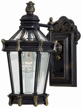 Stratford Hall One Light Wall Mount Heritage W/ Gold HighlightsOutdoor wall sconces with motion sensor