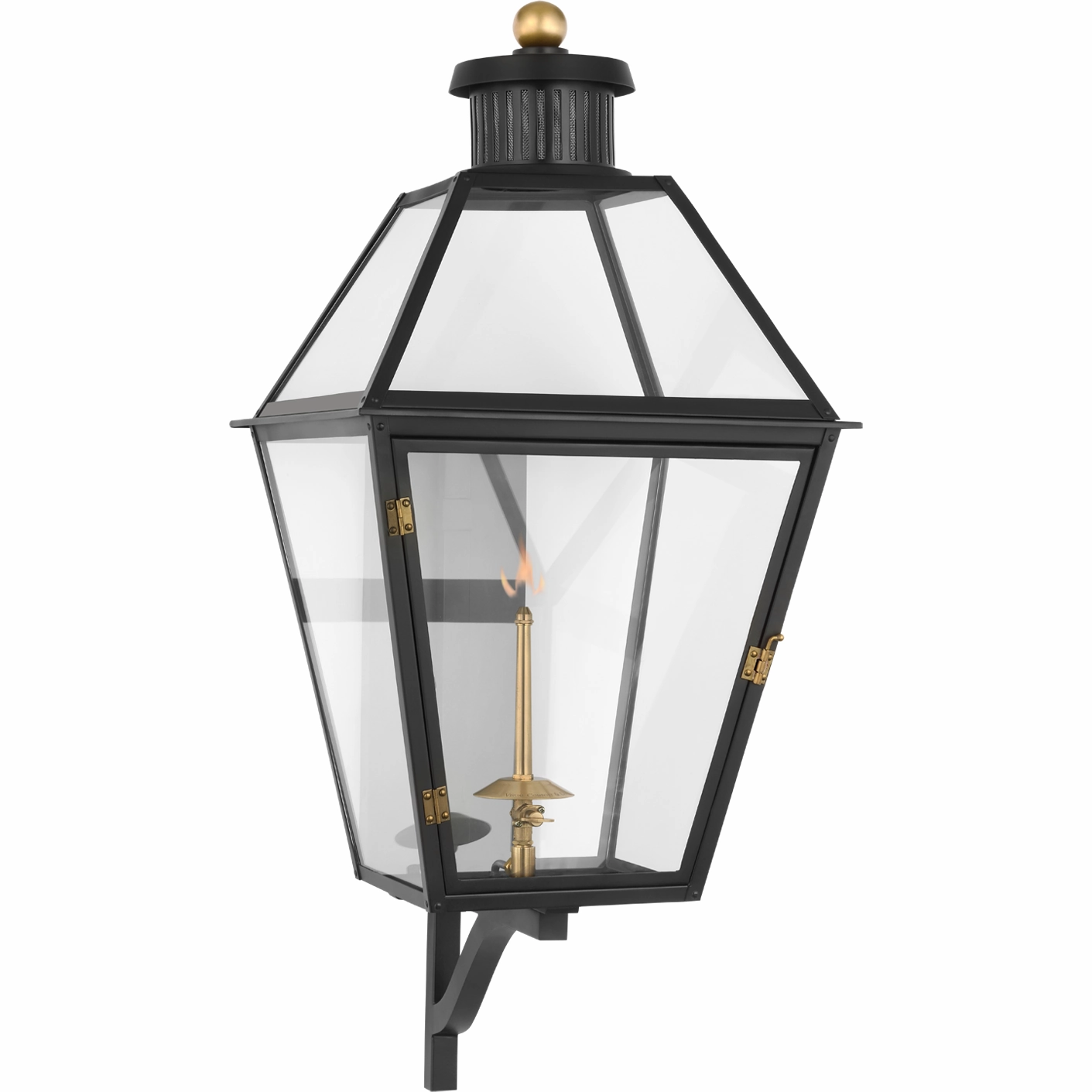 Stratford Large Bracketed Gas Wall LanternWeatherproof outdoor lighting