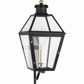 Stratford XL Bracketed Gas Wall LanternWeatherproof outdoor lighting