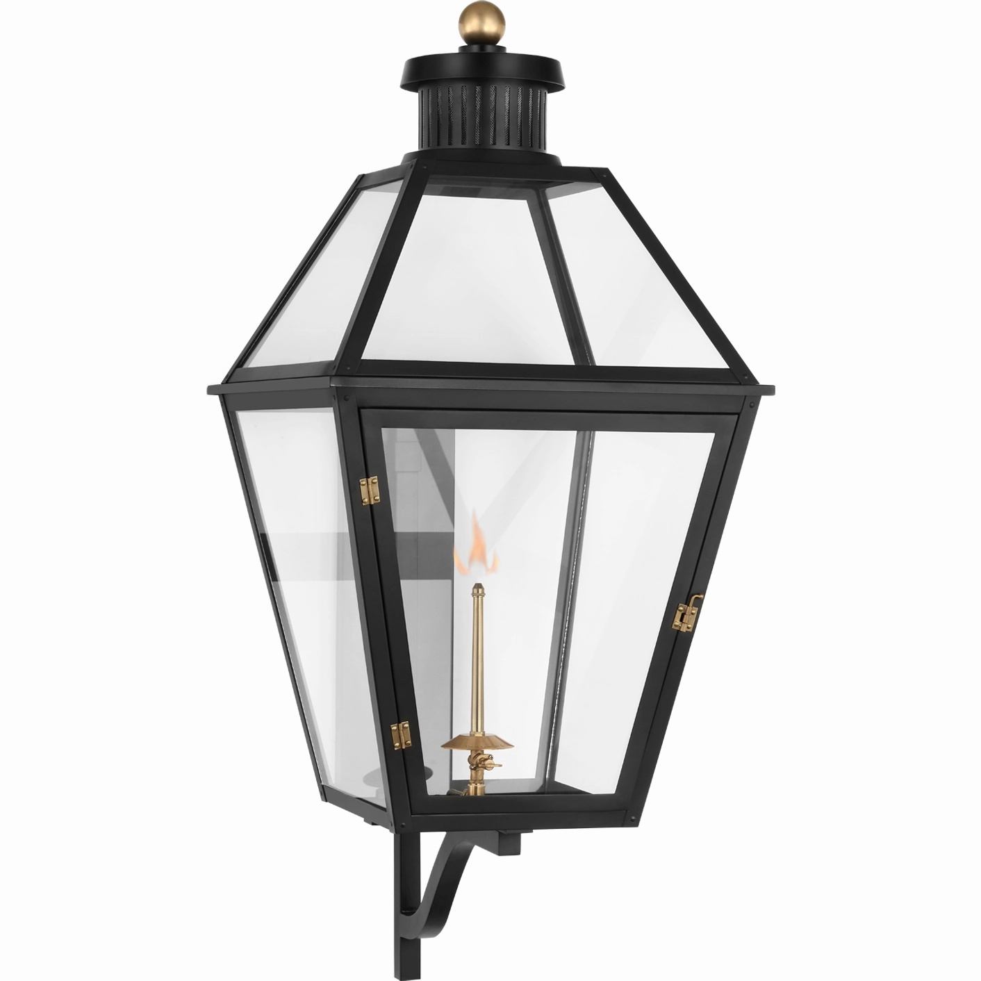 Stratford XL Bracketed Gas Wall LanternWeatherproof outdoor lighting