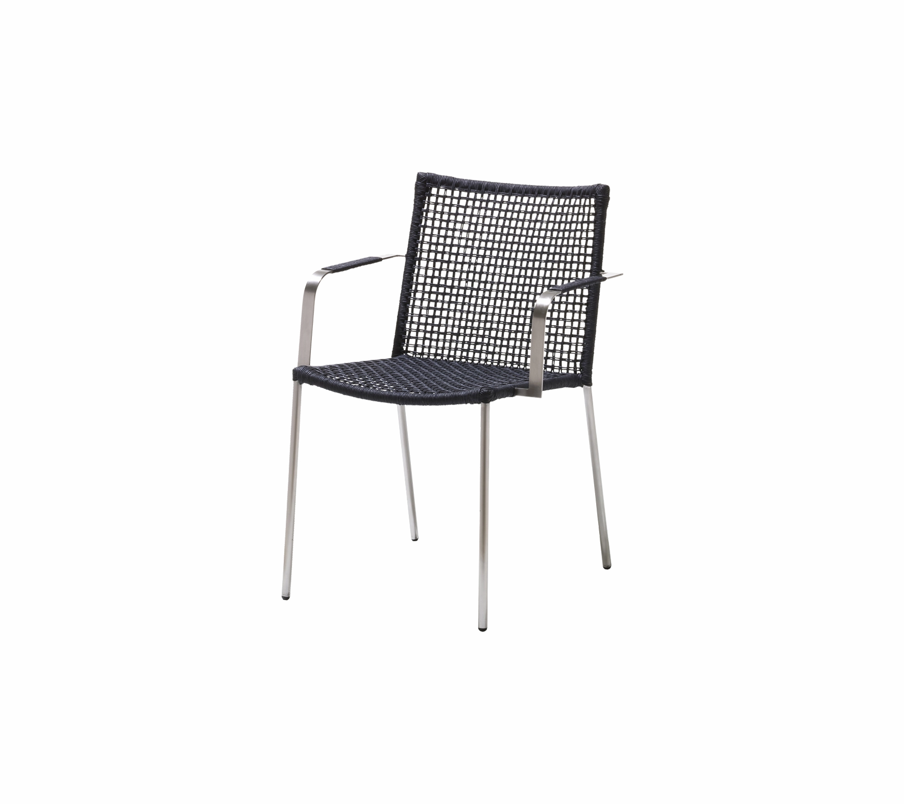 Straw armchairoutdoor dining chair with armrests