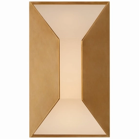 Stretto LED Wall Sconce Antique-Burnished BrassOutdoor wall sconces with motion sensor