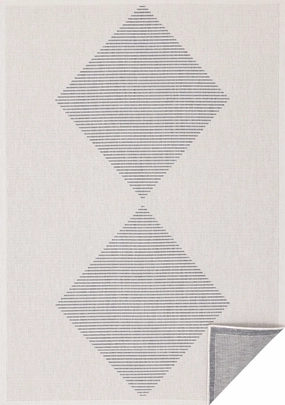 Summer Breeze 5'3" x 7'7" Outdoor Diamond Rug - White, Greyoutdoor patio furniture set