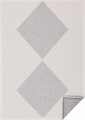 Summer Breeze 6'7" x 9'6" Outdoor Diamond Rug - White, Greyoutdoor patio furniture set