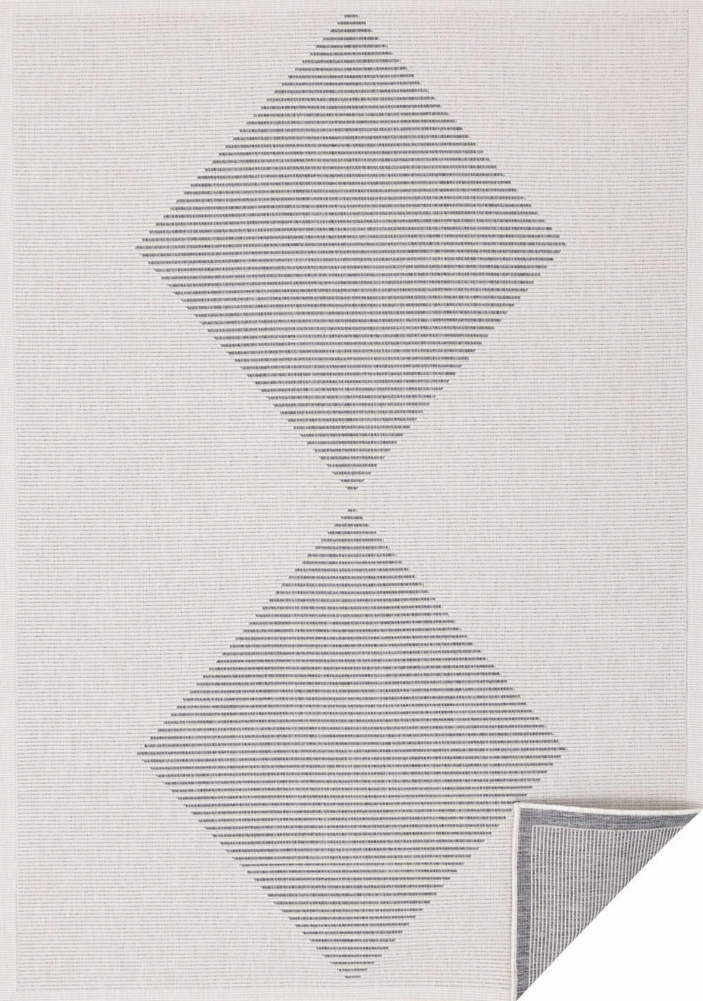 Summer Breeze 6'7" x 9'6" Outdoor Diamond Rug - White, Greyoutdoor patio furniture set