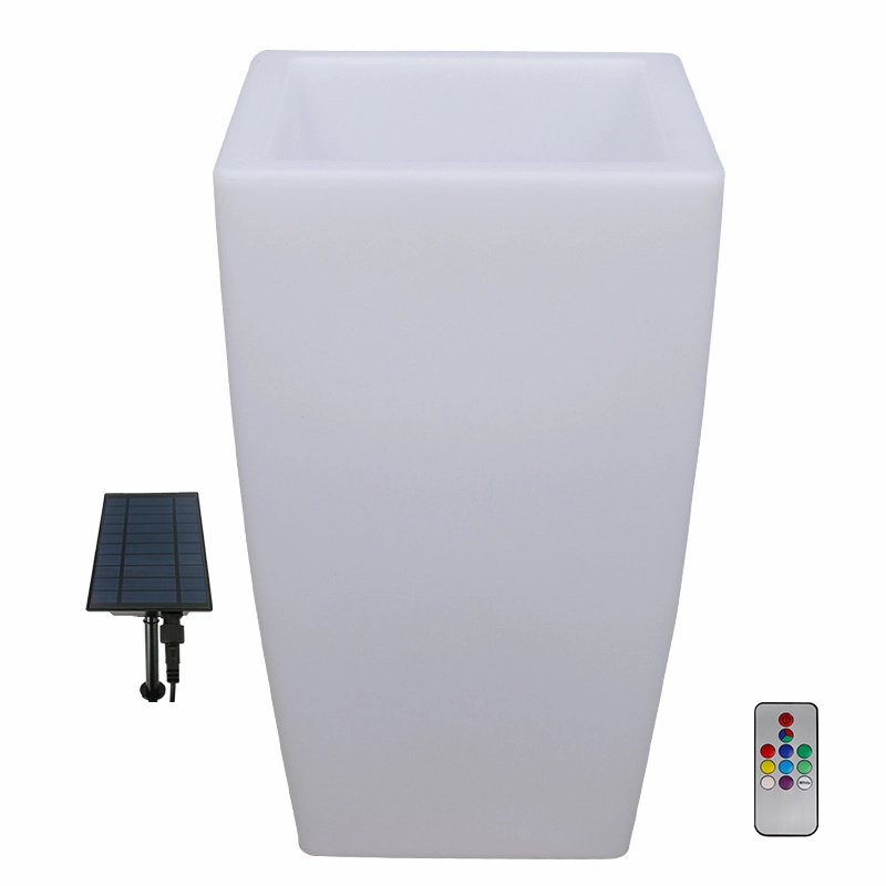 Summer Breeze Outdoor Solar Planter with LED Lightingoutdoor patio furniture set