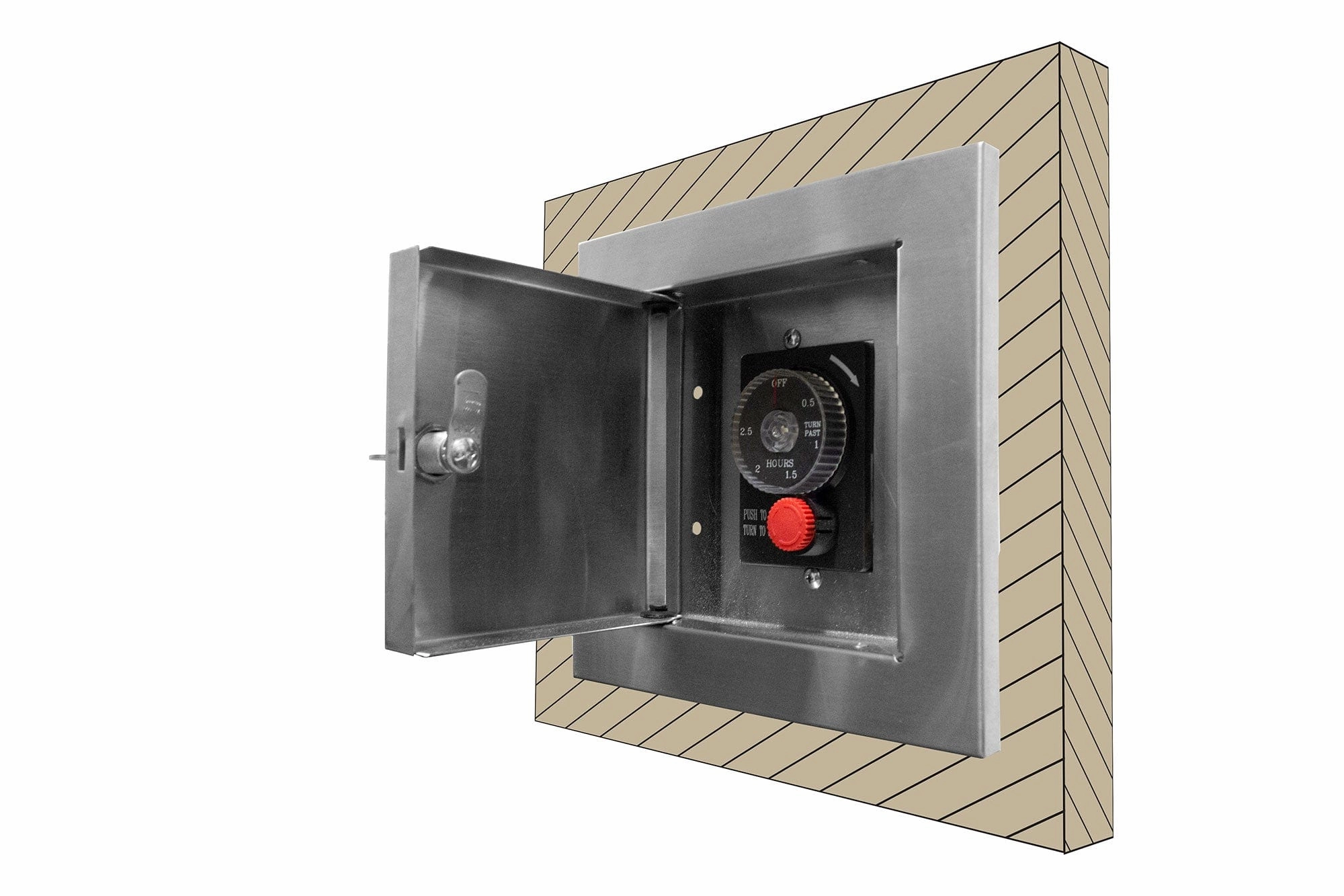 Summerset ESTOP LC Gas Timer Locking Cabinet - ESTOP-LC-KITStainless steel BBQ tool set