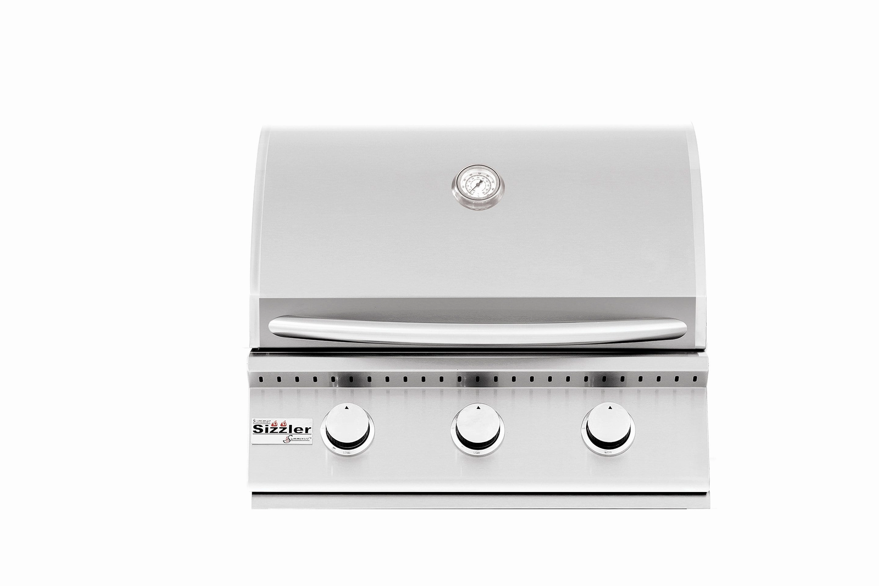 Summerset Sizzler 26" 3-Burner Built-In Gas Grill SIZ26 professional outdoor BBQ grill set