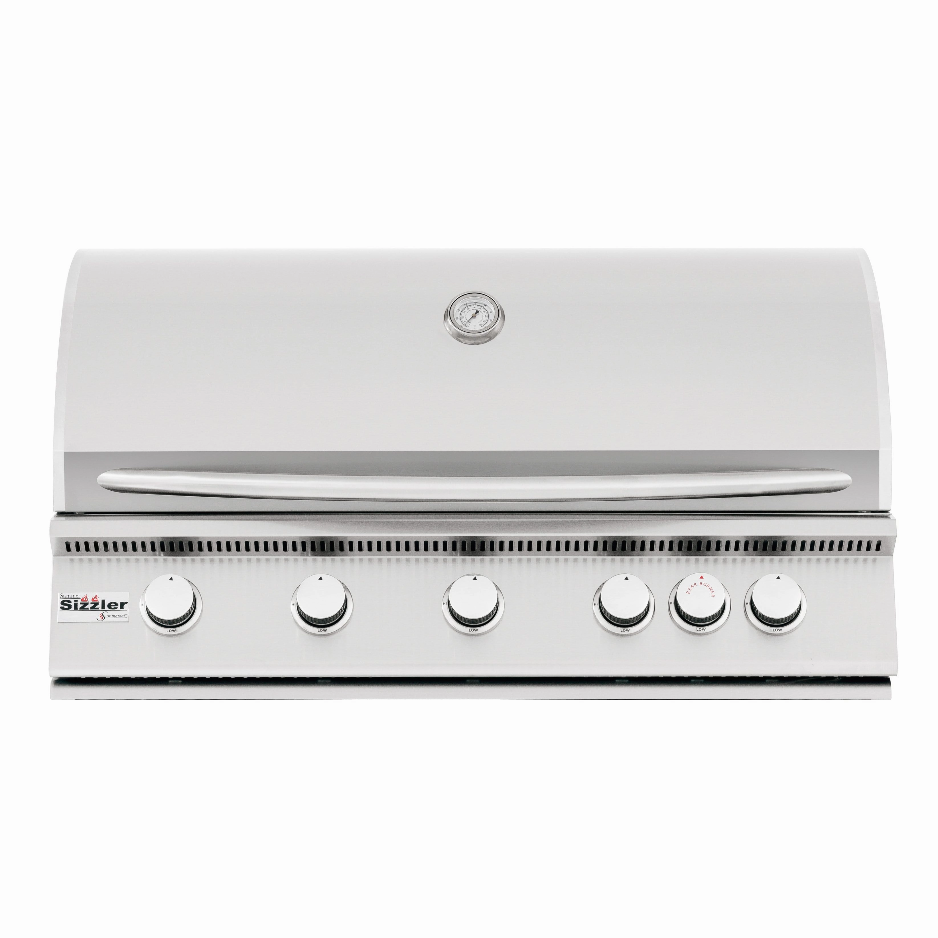 Summerset Sizzler 40" 5-Burner  Built-In Gas Grill SIZ40 professional outdoor BBQ grill set