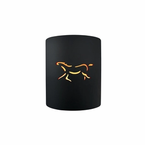 Sun Dagger One Light Outdoor Wall Sconce Carbon Matte Black w/ Champagne GoldOutdoor wall sconces with motion sensor