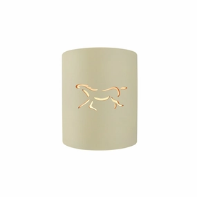 Sun Dagger One Light Outdoor Wall Sconce Vanilla (Gloss)Outdoor wall sconces with motion sensor