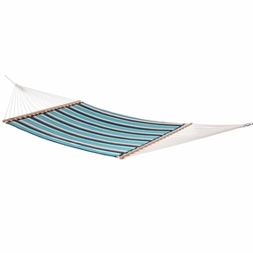 Sunbrella Quilted Spreader Bar Hammock - Token Surfside lightweight portable hammock for camping