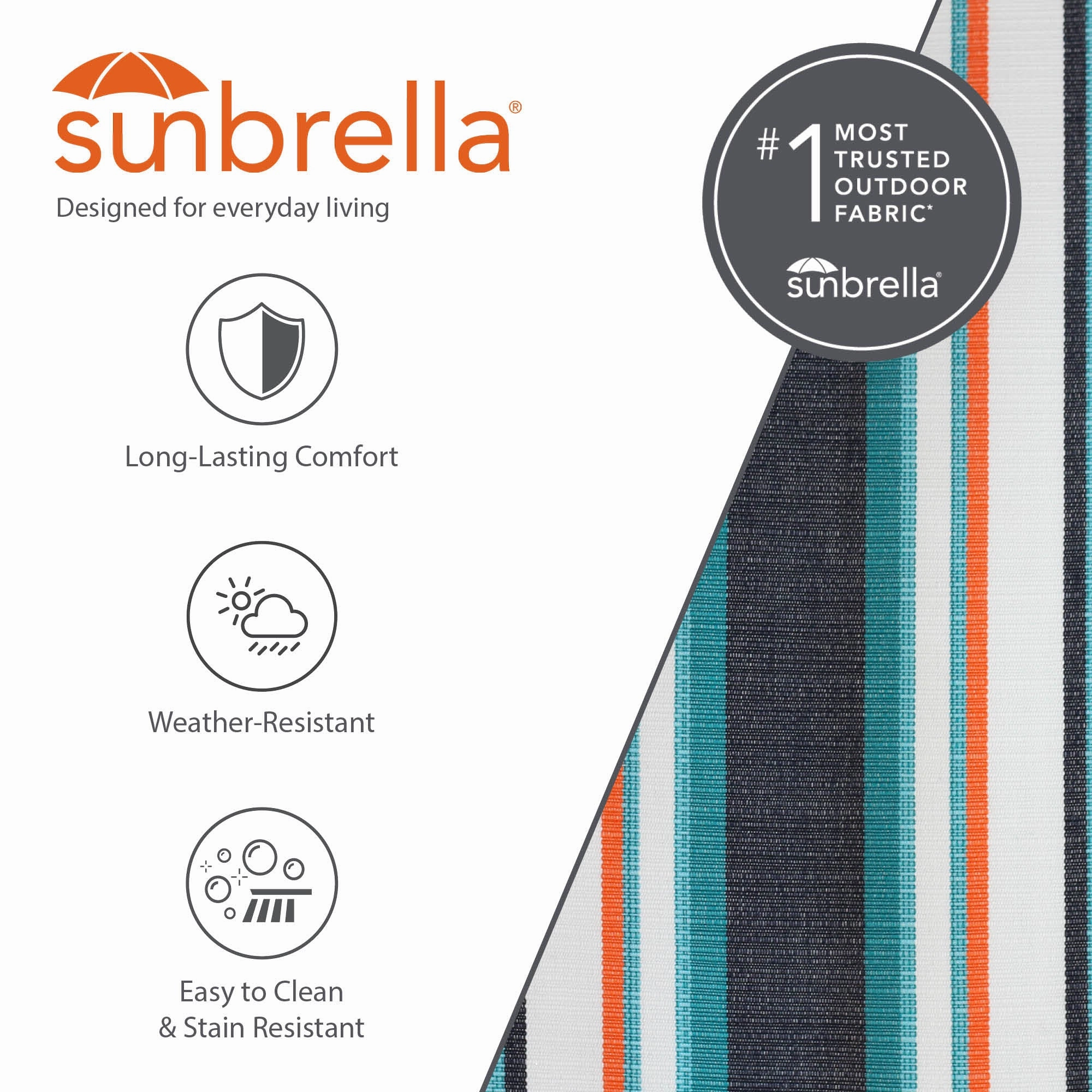 Sunbrella Quilted Spreader Bar Hammock - Token Surfside