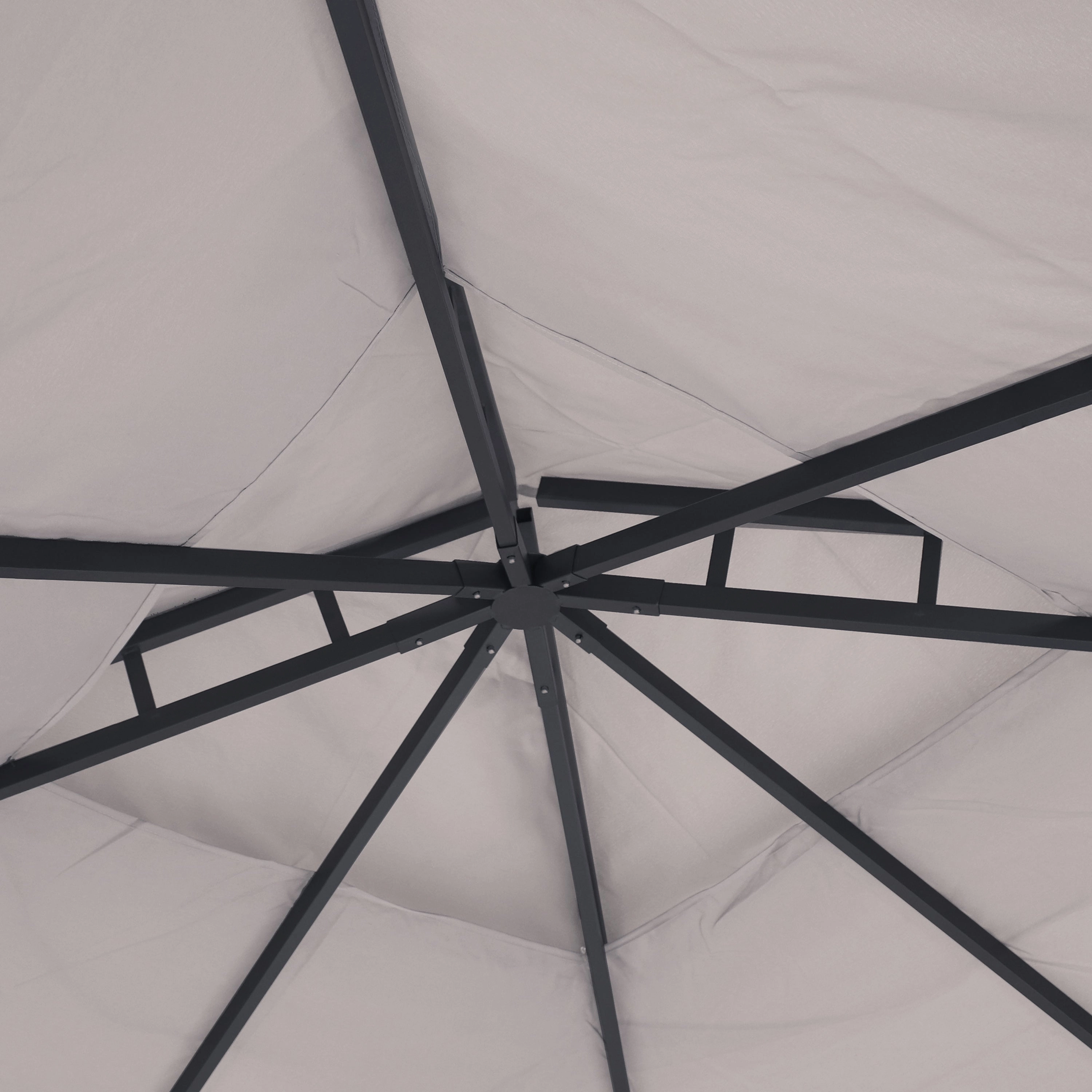 Sunnydaze 10' x 10' Gazebo with Screens and Privacy Walls