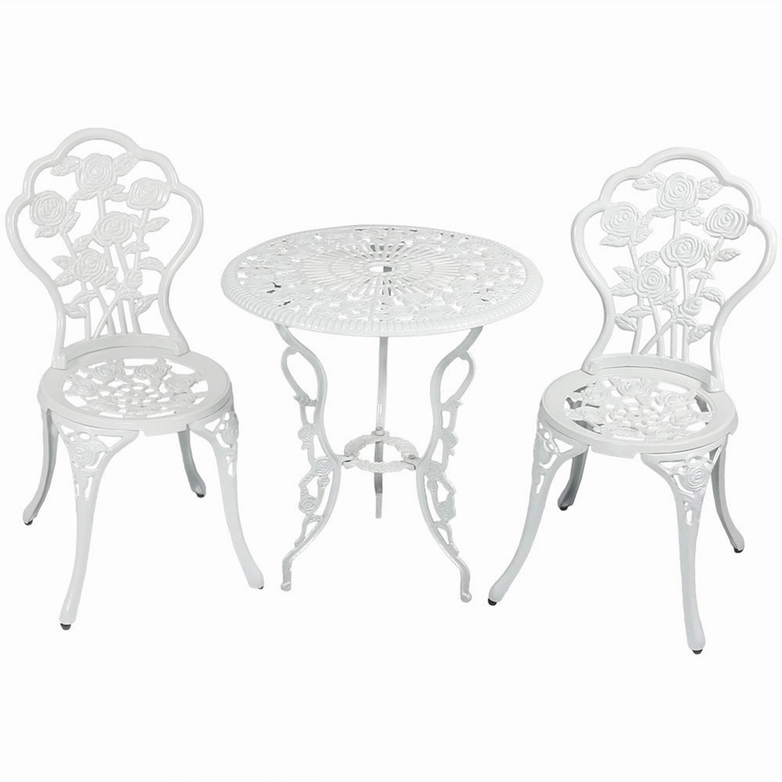 Sunnydaze 3-Piece Outdoor Cast Aluminum Patio Bistro Setoutdoor patio furniture set