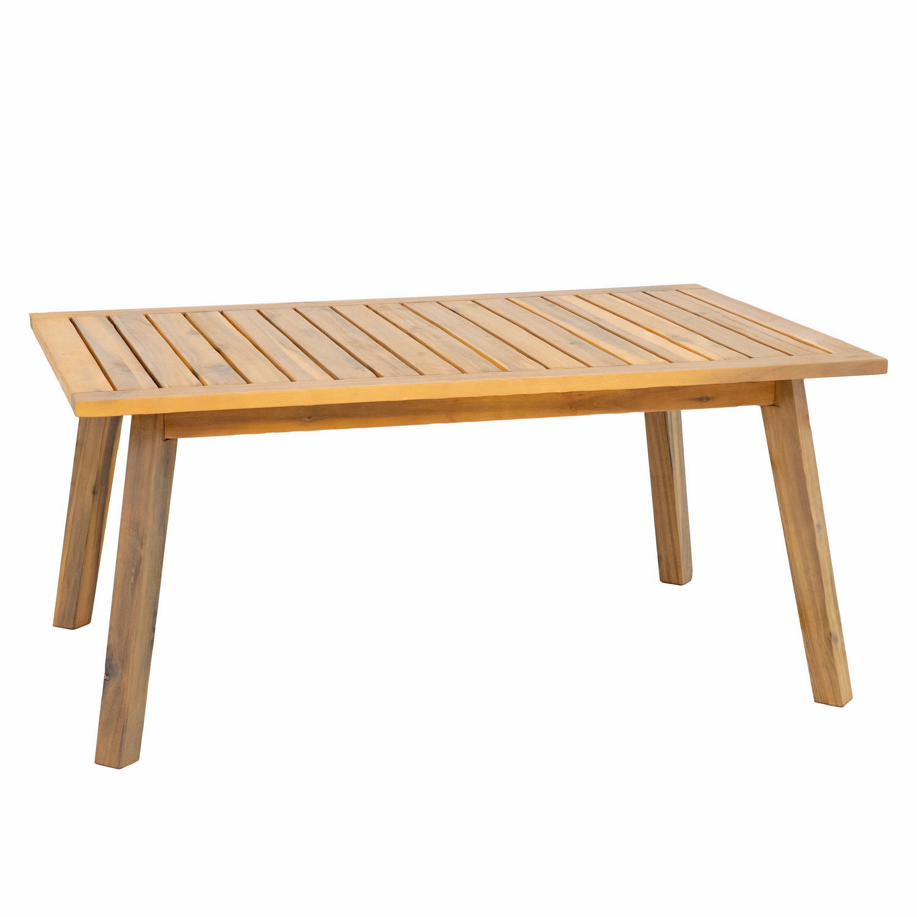 Sunnydaze 4-Piece Wood Patio Conversation Set  Wood Lounge Furniture