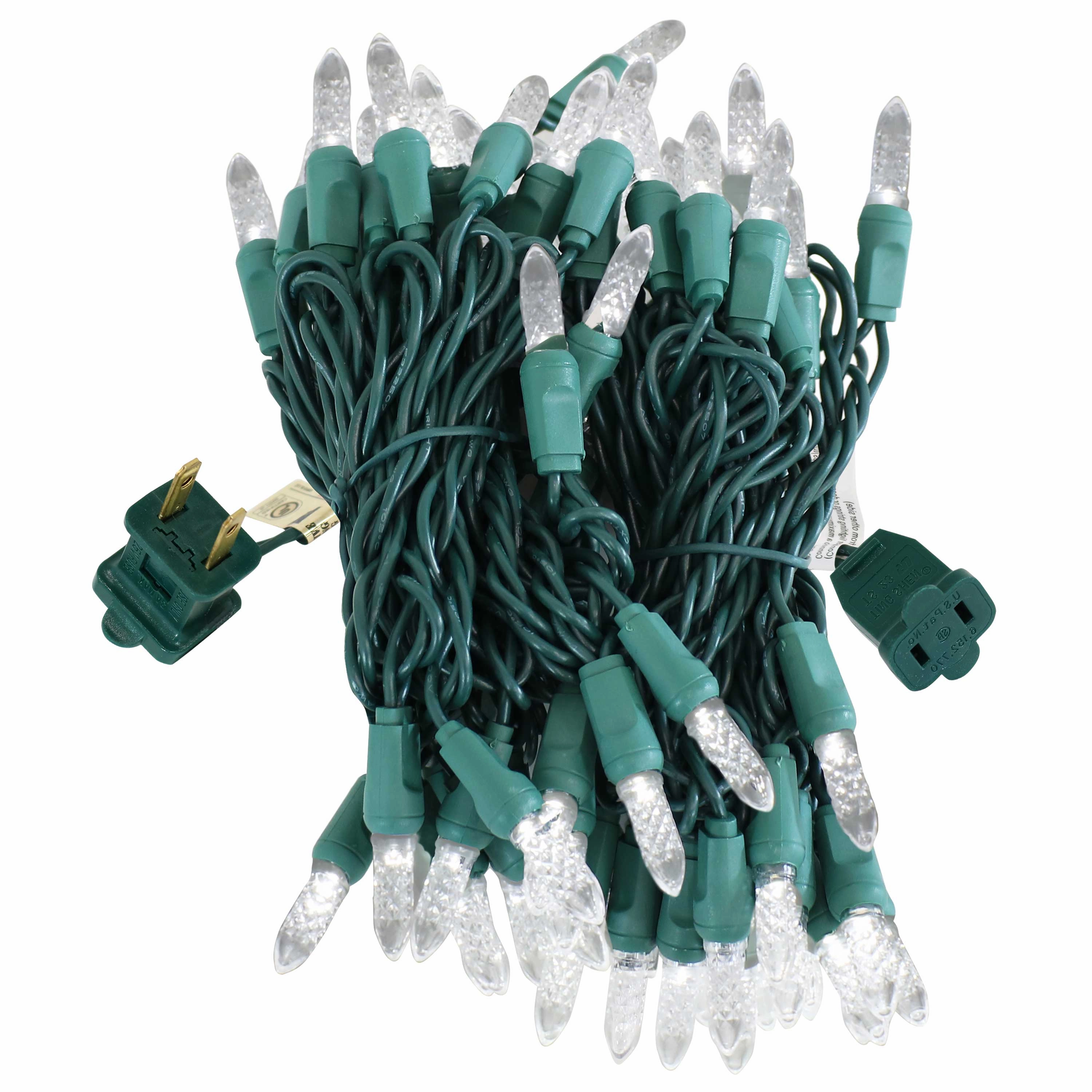 Sunnydaze 70-Count M6 Faceted LED Outdoor String Lights