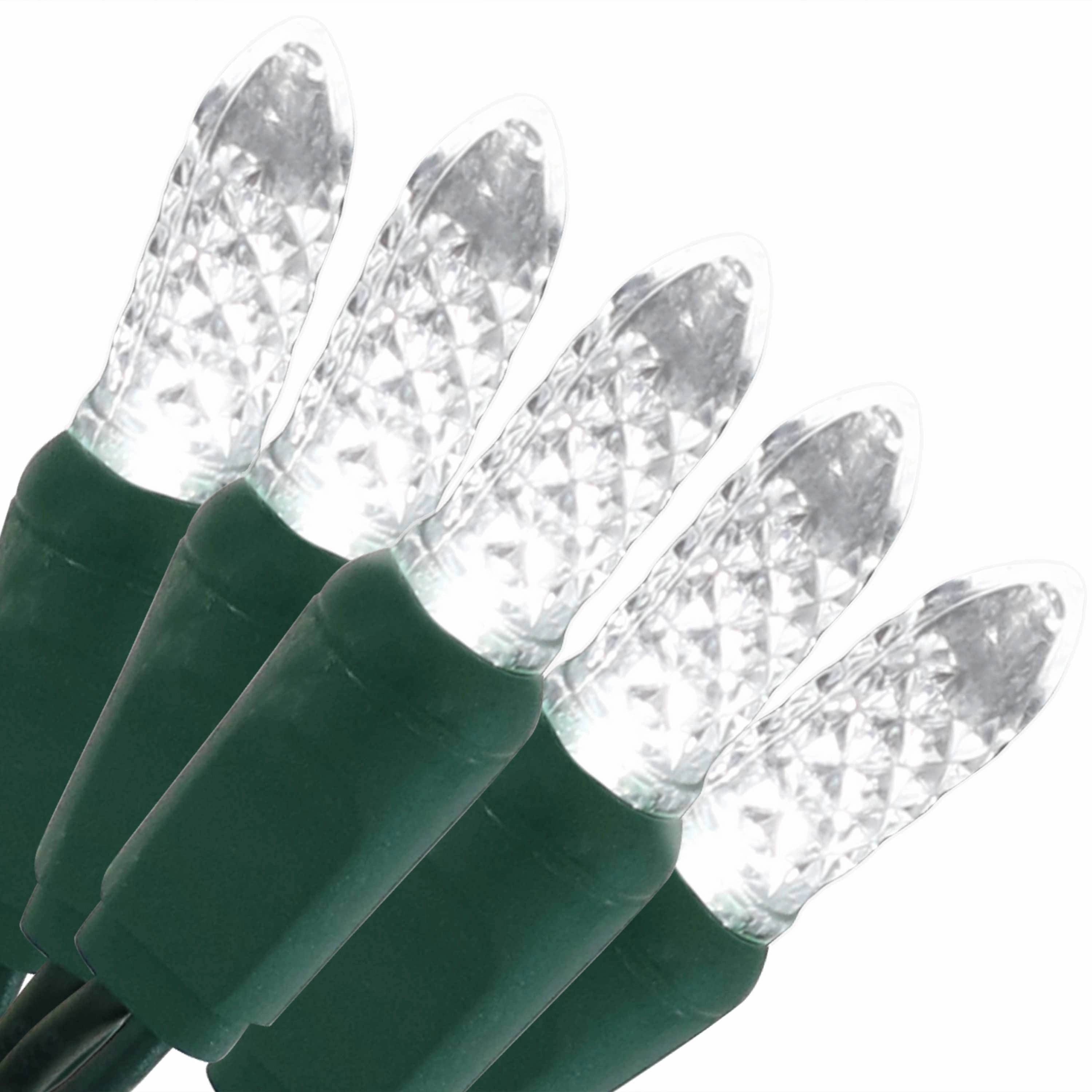 Sunnydaze 70-Count M6 Faceted LED Outdoor String Lightsoutdoor garden decorative ornaments