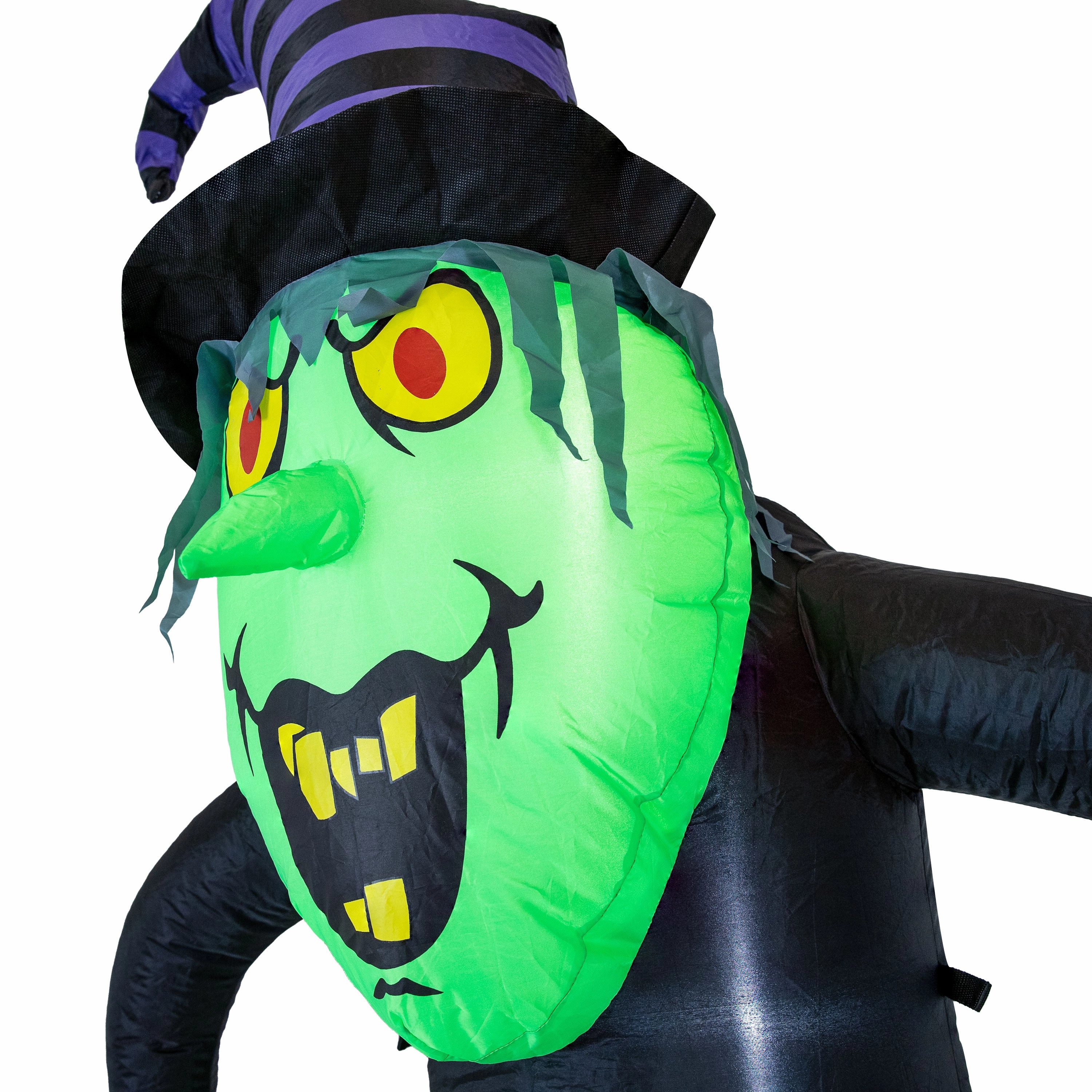 Sunnydaze 8 Winifred the Wicked Witch Inflatable Halloween Decoration