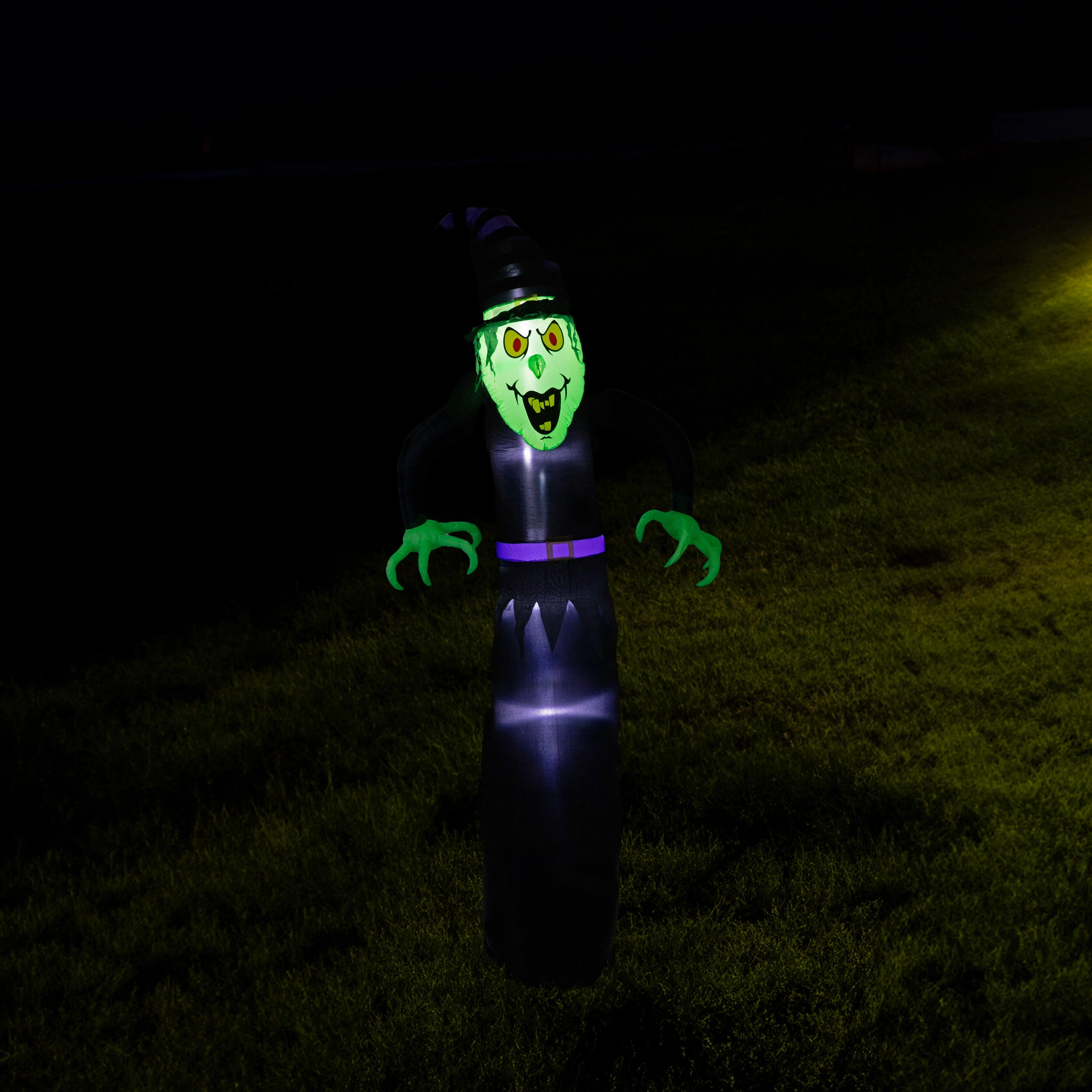 Sunnydaze 8 Winifred the Wicked Witch Inflatable Halloween Decoration