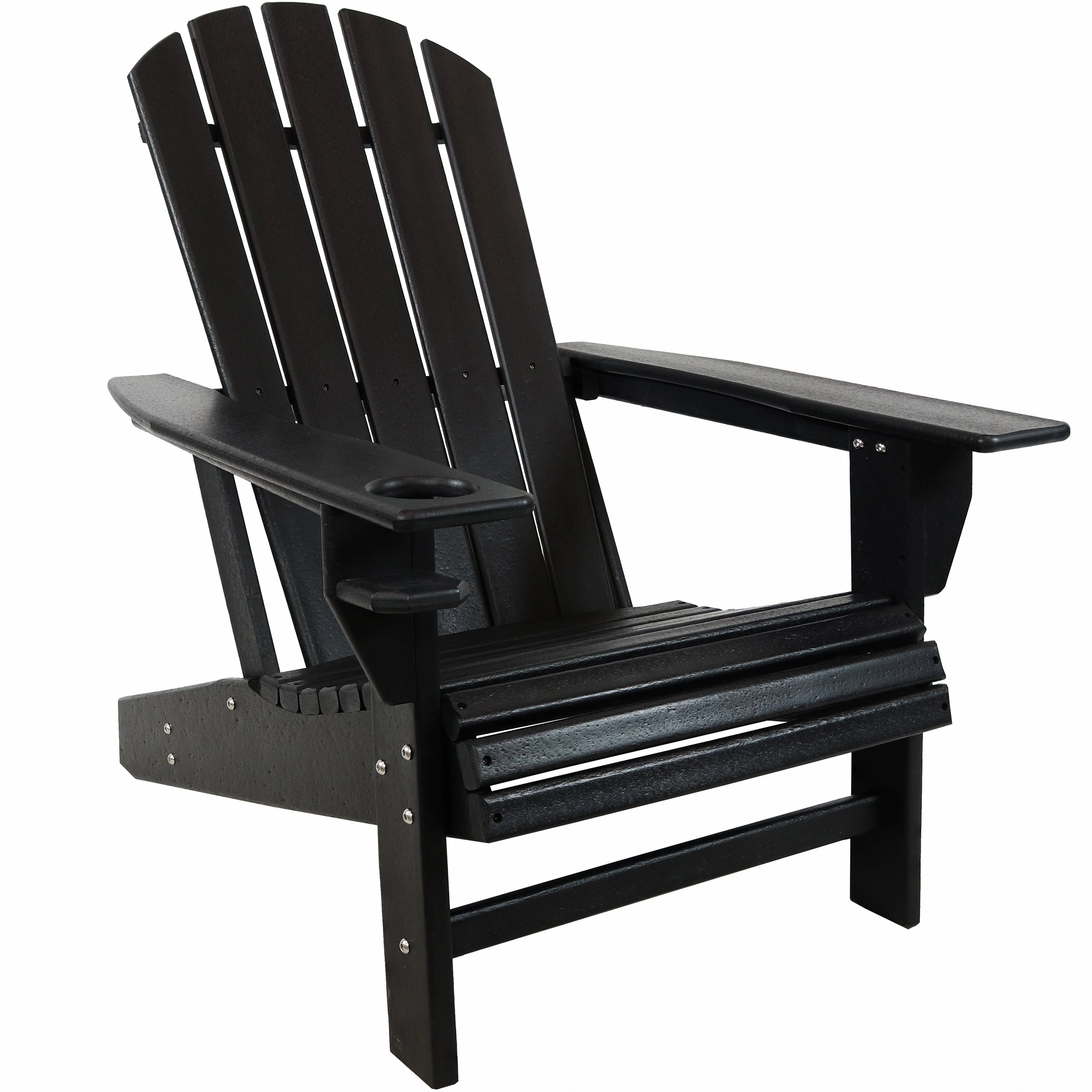 Sunnydaze All-Weather Lake-Style Adirondack Chair with Cup Holderoutdoor patio furniture set