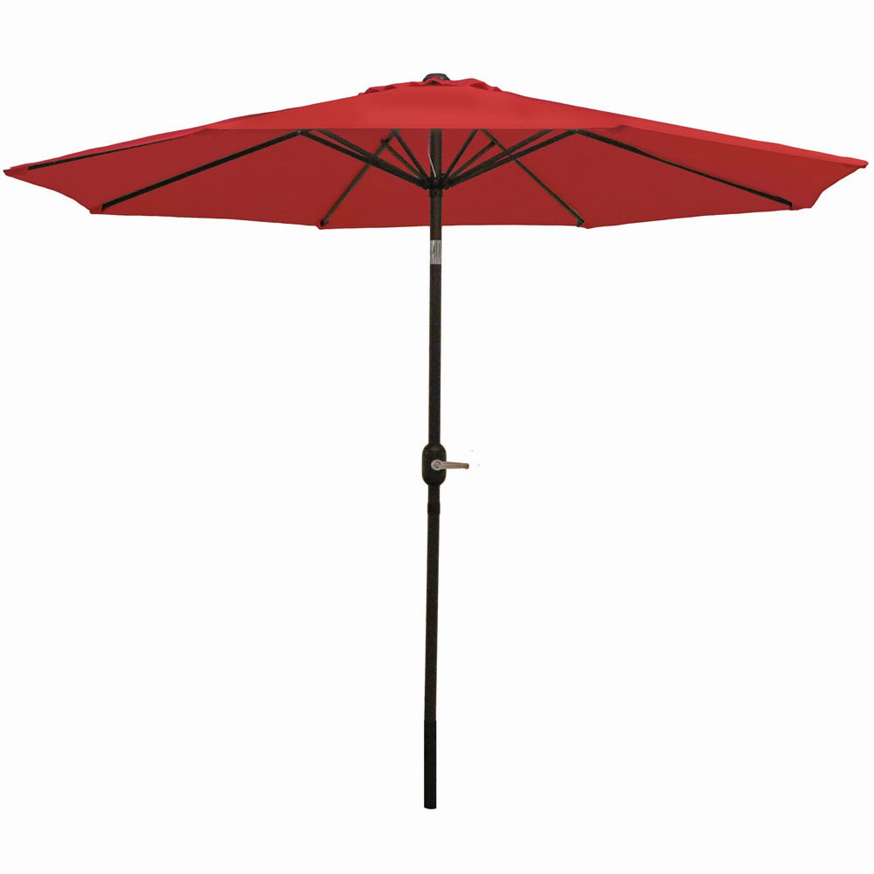 Sunnydaze Aluminum 9' Outdoor Patio Umbrella with Tilt and Crank