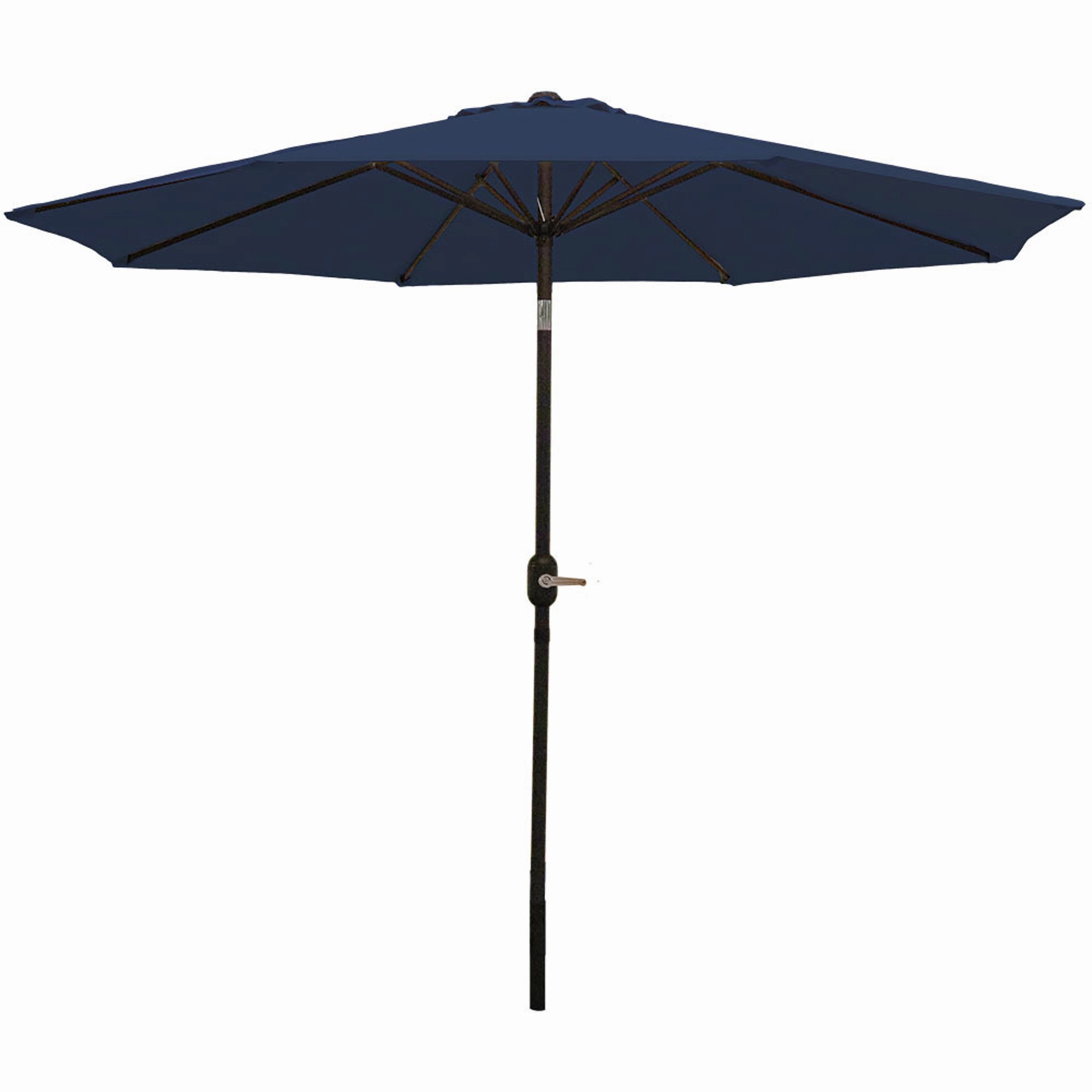 Sunnydaze Aluminum 9' Outdoor Patio Umbrella with Tilt and Crank