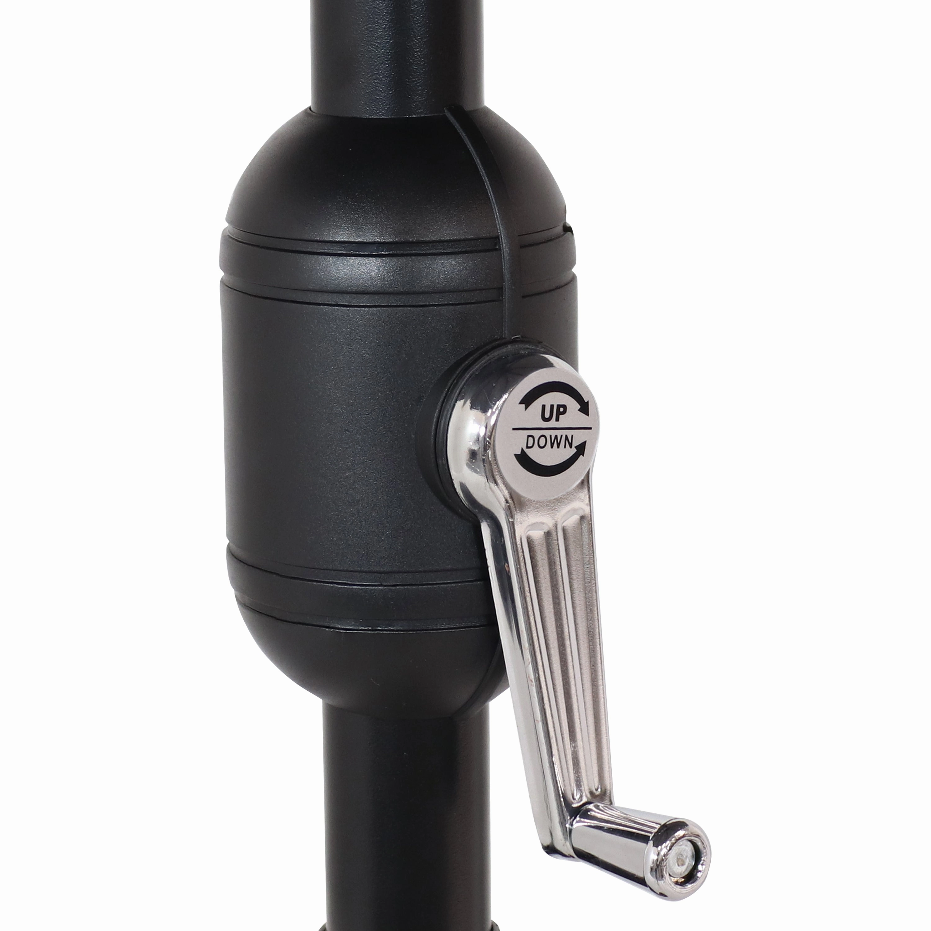 Sunnydaze Aluminum 9' Outdoor Patio Umbrella with Tilt and Crank