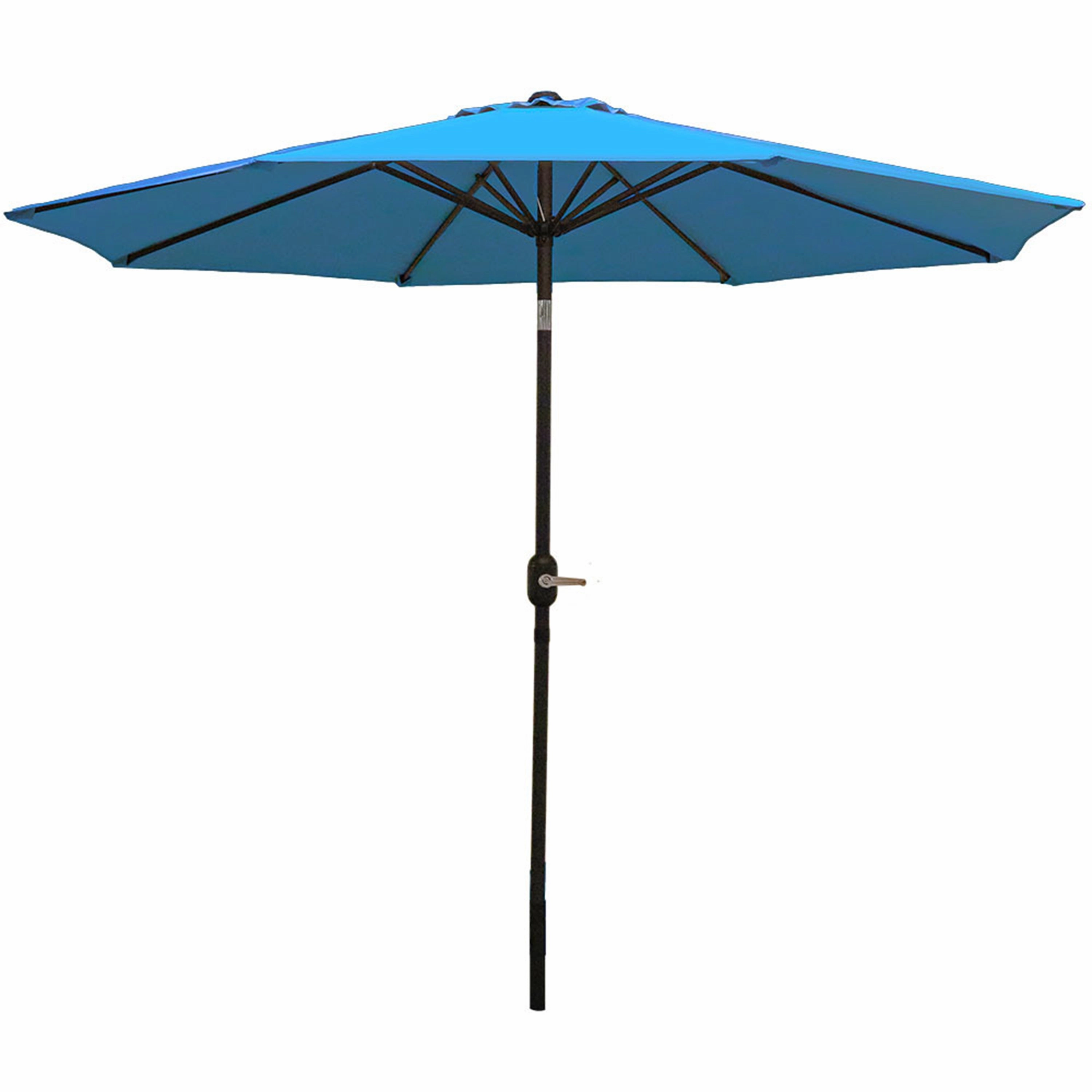 Sunnydaze Aluminum 9' Outdoor Patio Umbrella with Tilt and Crank