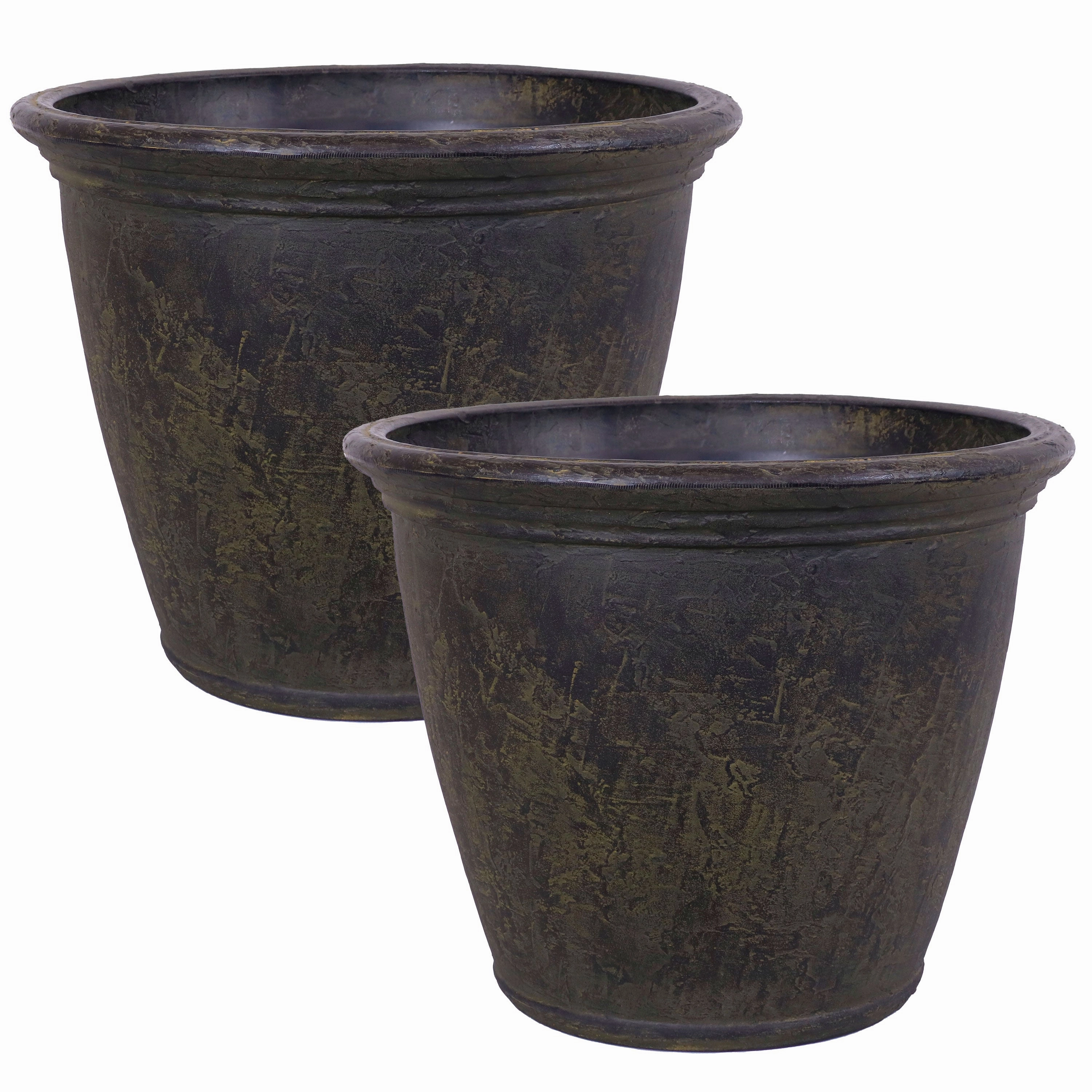 Sunnydaze Anjelica Polyresin Outdoor Flowerpot Planter