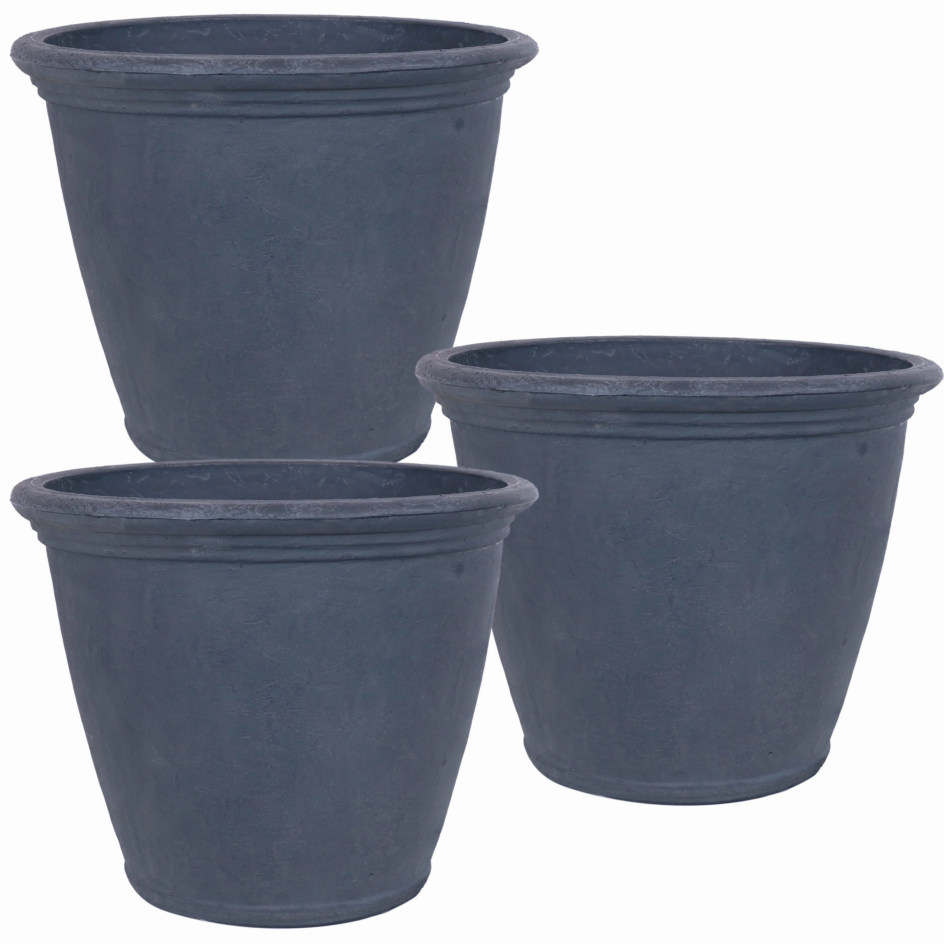 Sunnydaze Anjelica Polyresin Outdoor Flowerpot Planter