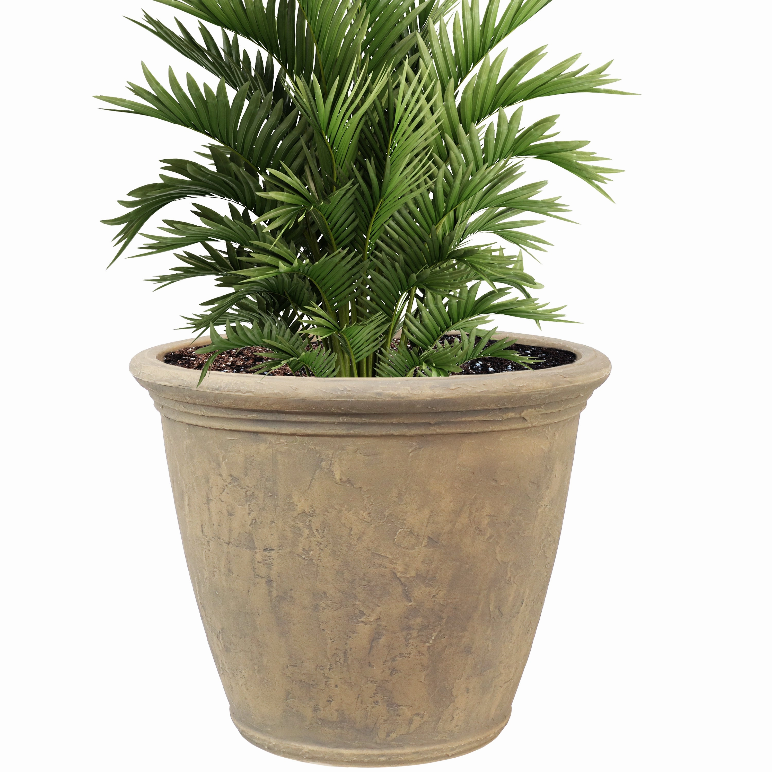 Sunnydaze Anjelica Polyresin Outdoor Flowerpot Planter