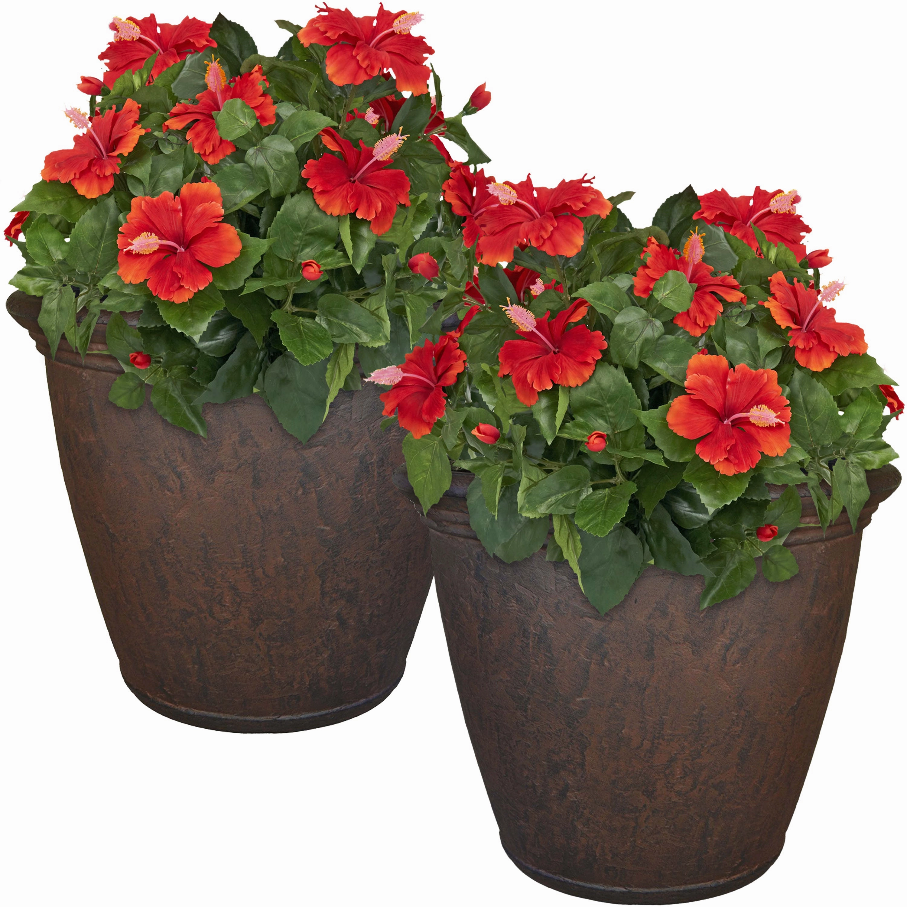 Sunnydaze Anjelica Polyresin Outdoor Flowerpot Planter
