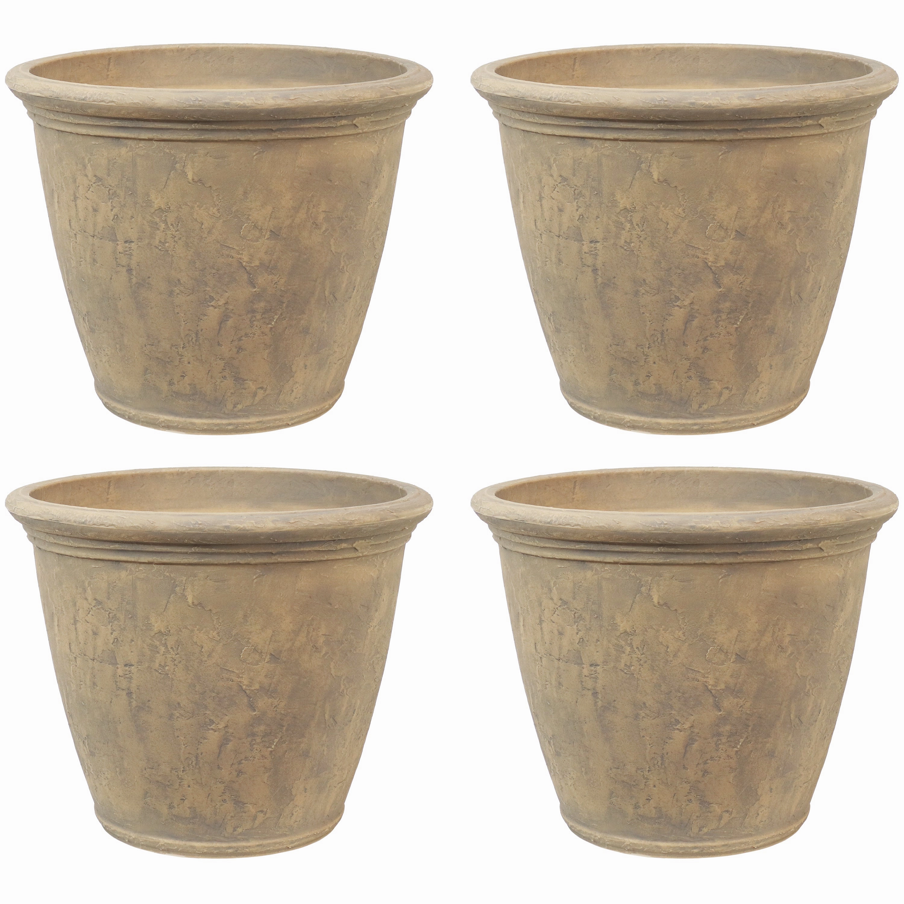 Sunnydaze Anjelica Polyresin Outdoor Flowerpot Planter