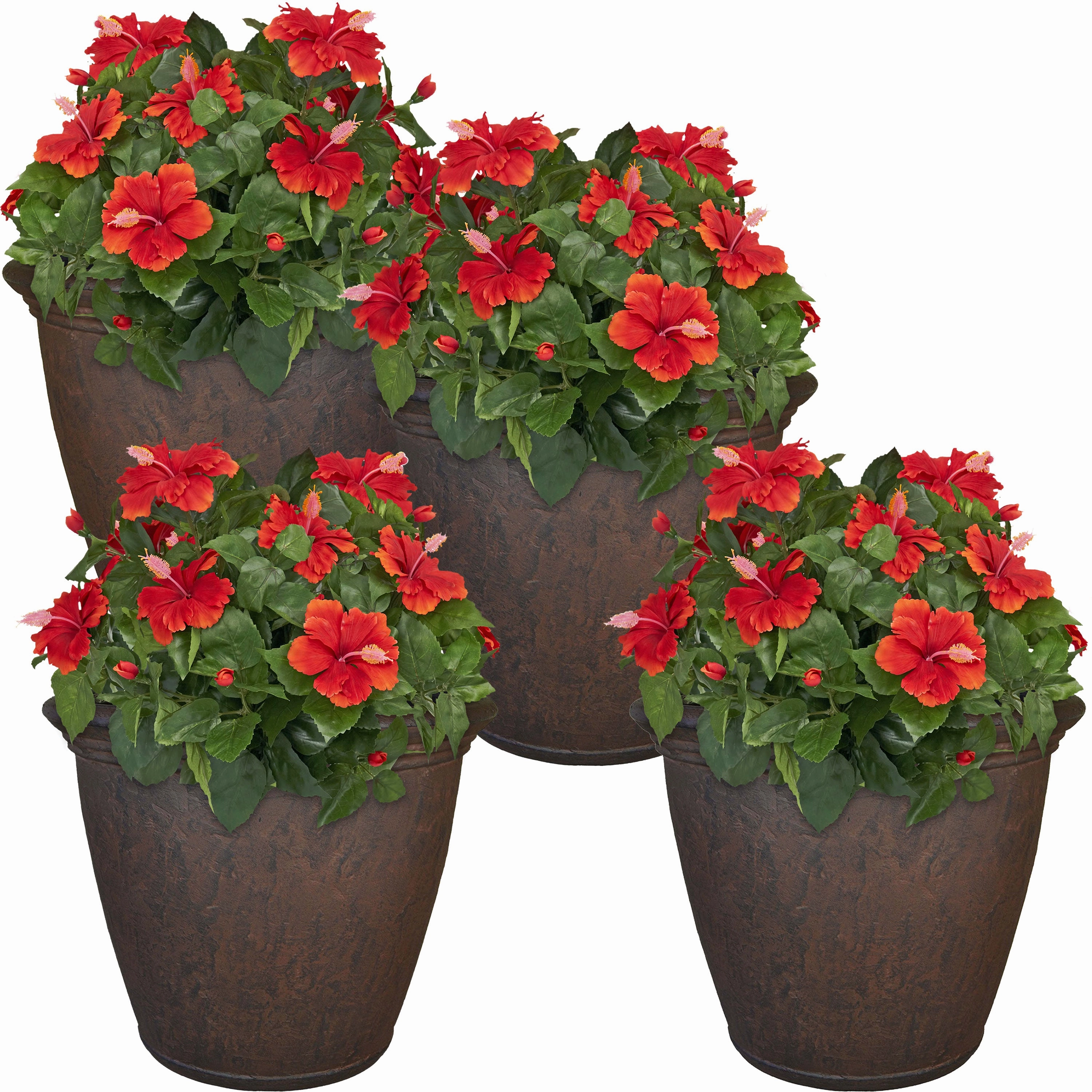 Sunnydaze Anjelica Polyresin Outdoor Flowerpot Planter