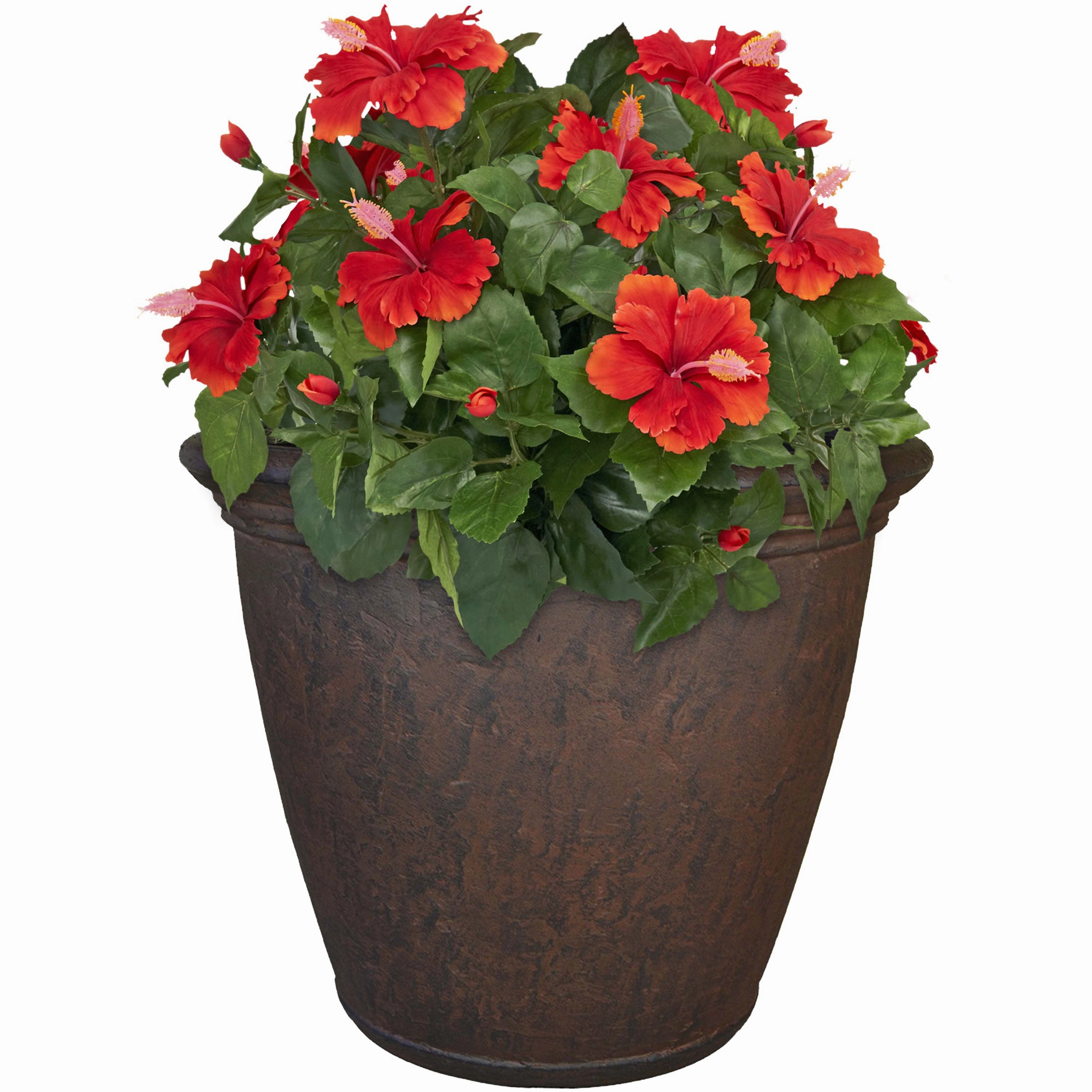Sunnydaze Anjelica Polyresin Outdoor Flowerpot Planter