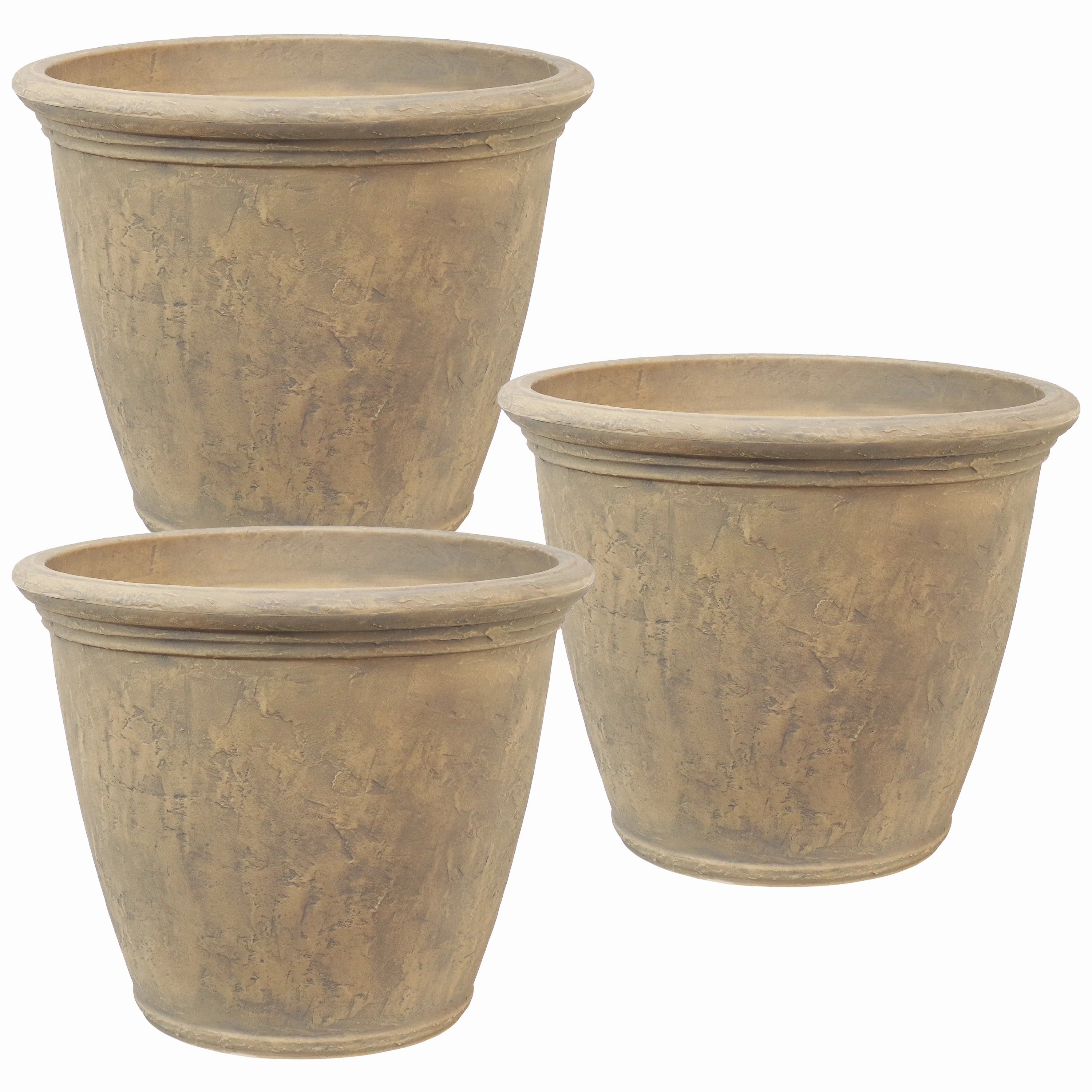 Sunnydaze Anjelica Polyresin Outdoor Flowerpot Planter