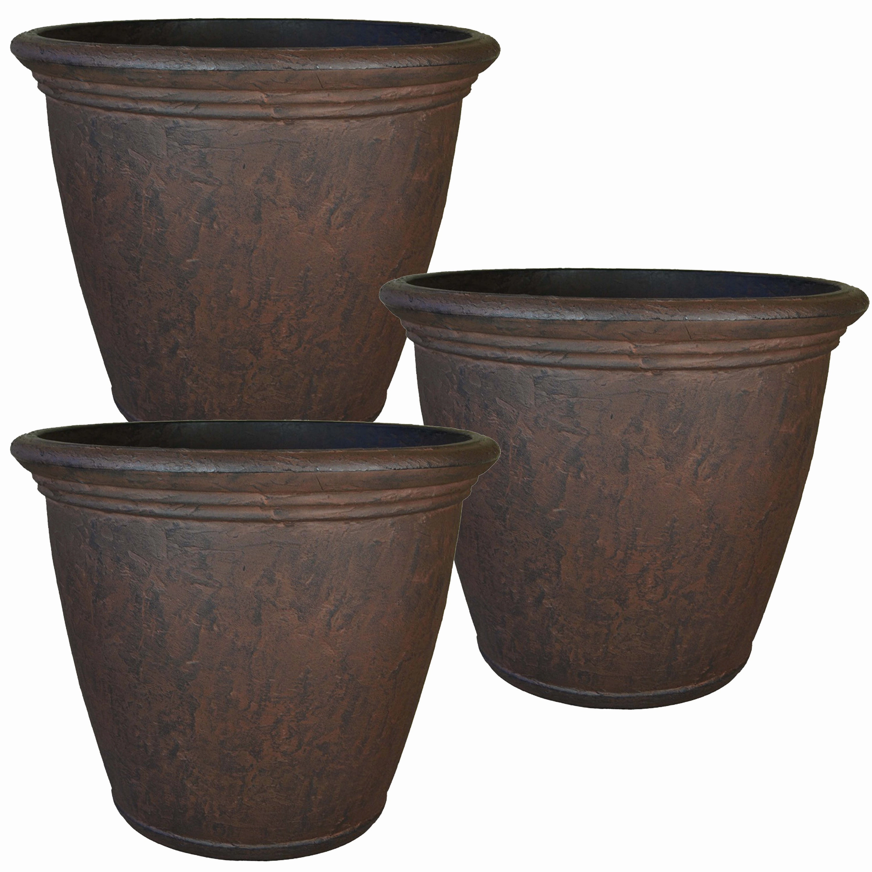 Sunnydaze Anjelica Polyresin Outdoor Flowerpot Planter
