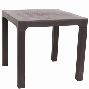 Sunnydaze Brown Outdoor Patio Dining Table - 31" Squareoutdoor patio furniture set
