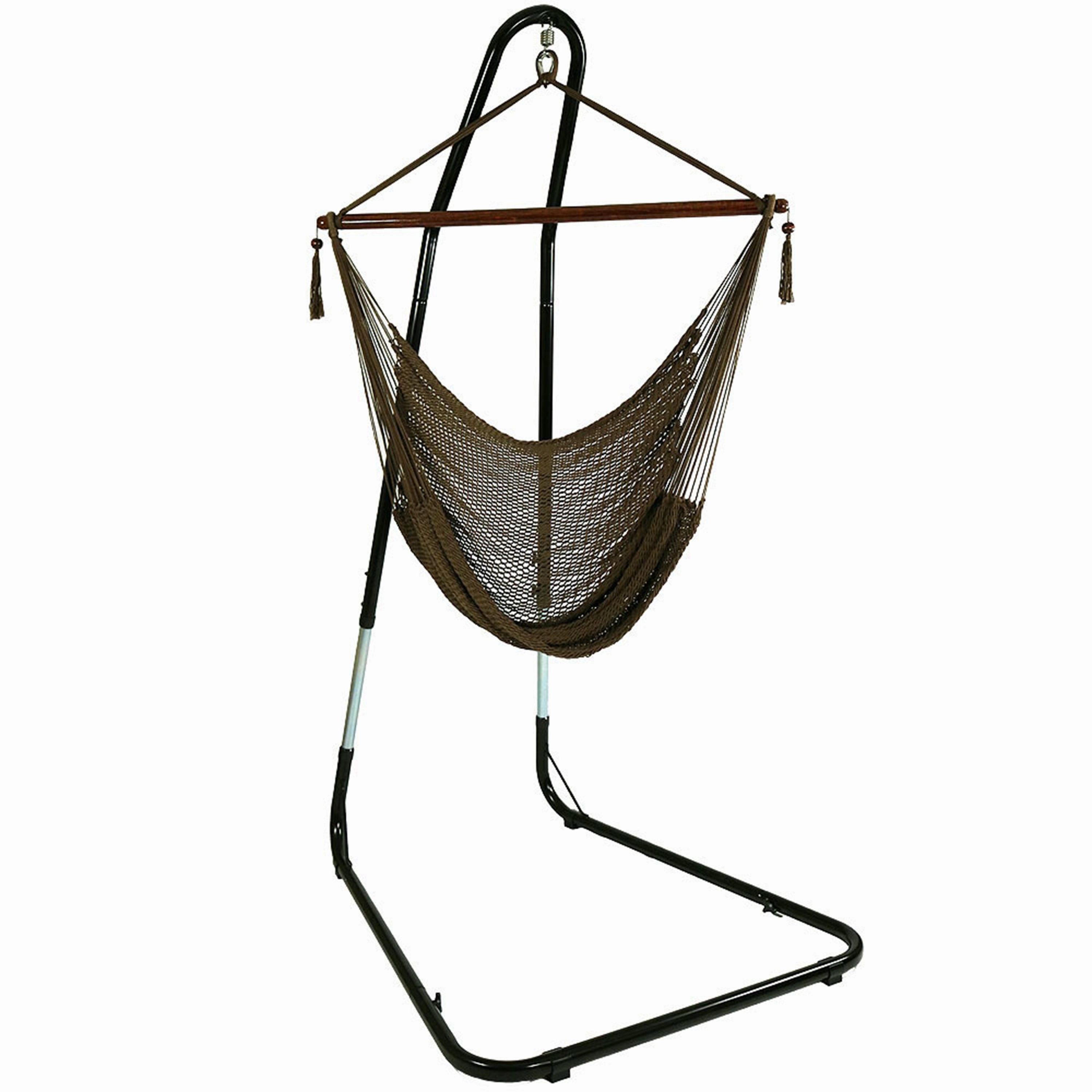 Sunnydaze Caribbean Extra Large Hammock Chair & Adjustable Stand