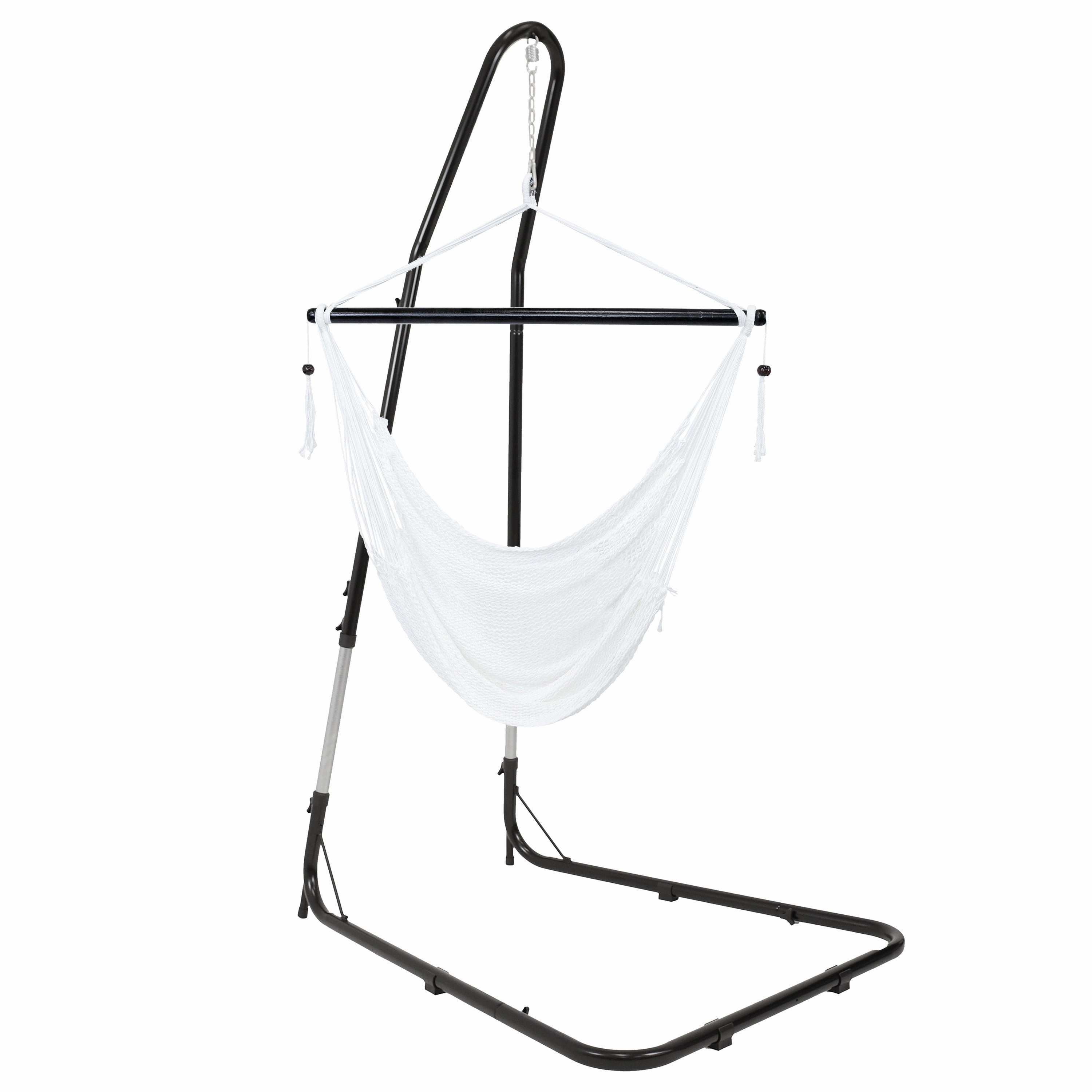 Sunnydaze Caribbean Extra Large Hammock Chair & Adjustable Stand