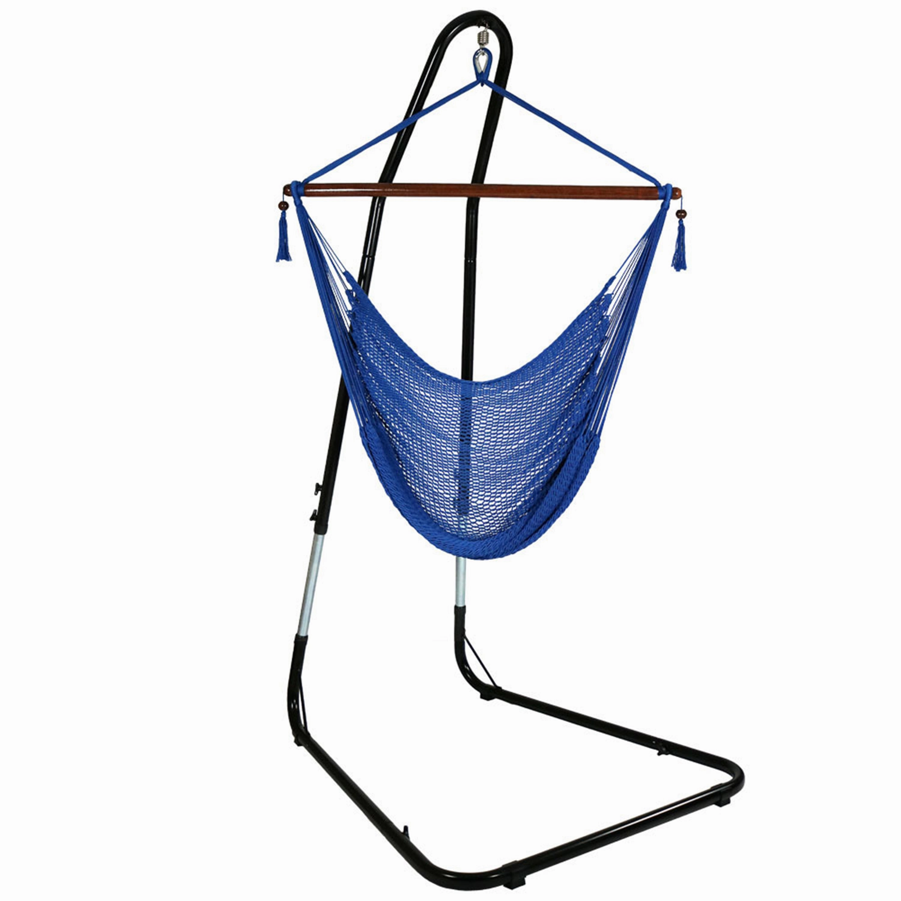 Sunnydaze Caribbean Extra Large Hammock Chair & Adjustable Stand