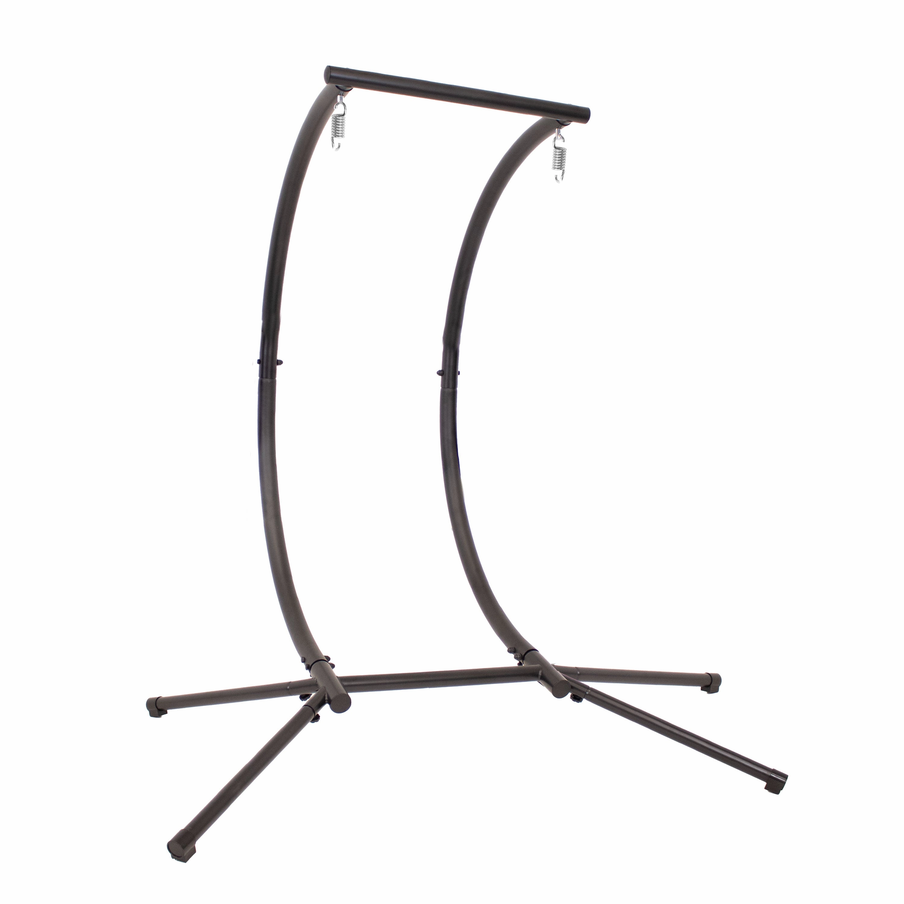 Sunnydaze Double Outdoor Egg Chair Stand - Black Steeloutdoor patio furniture set
