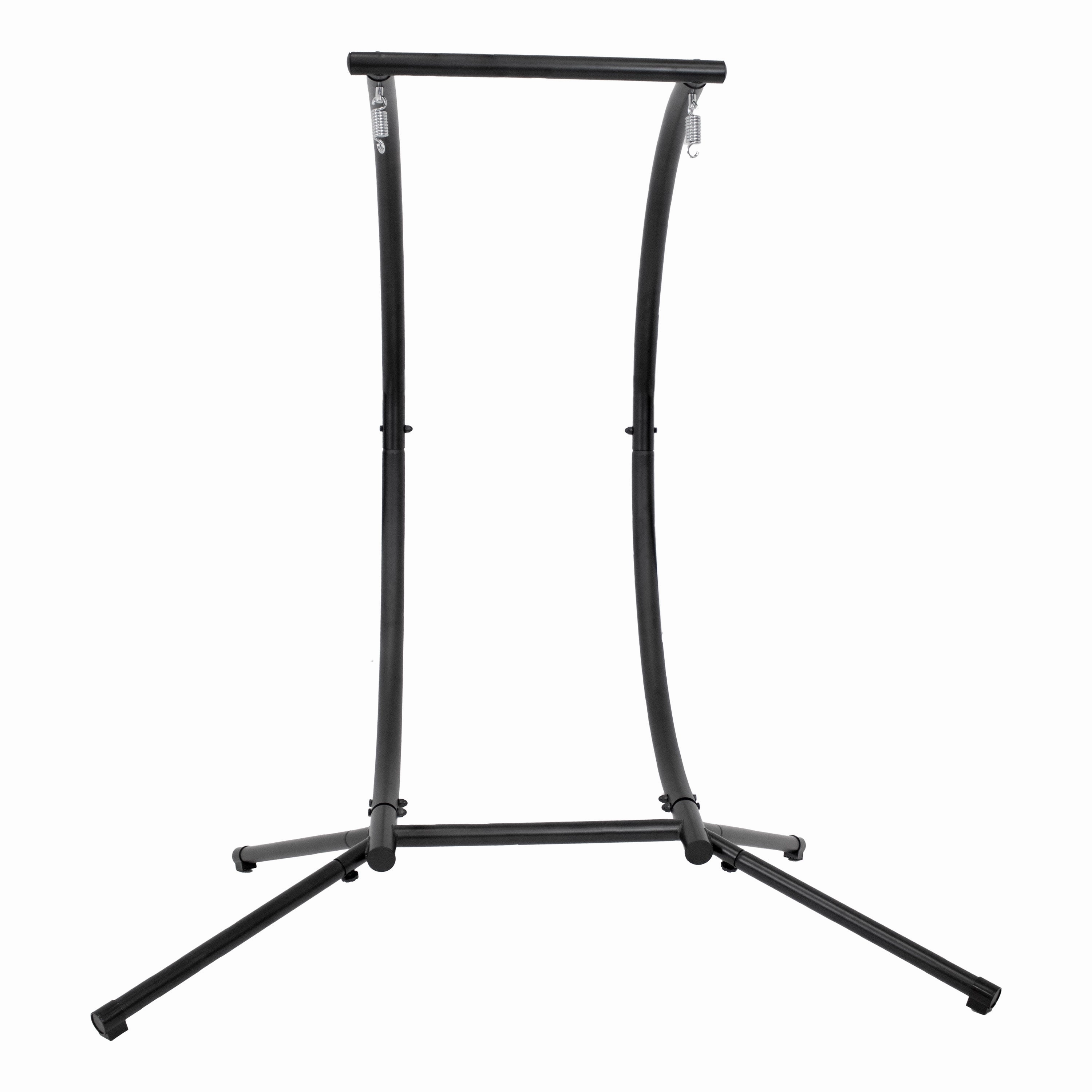 Sunnydaze Double Outdoor Egg Chair Stand - Black Steel