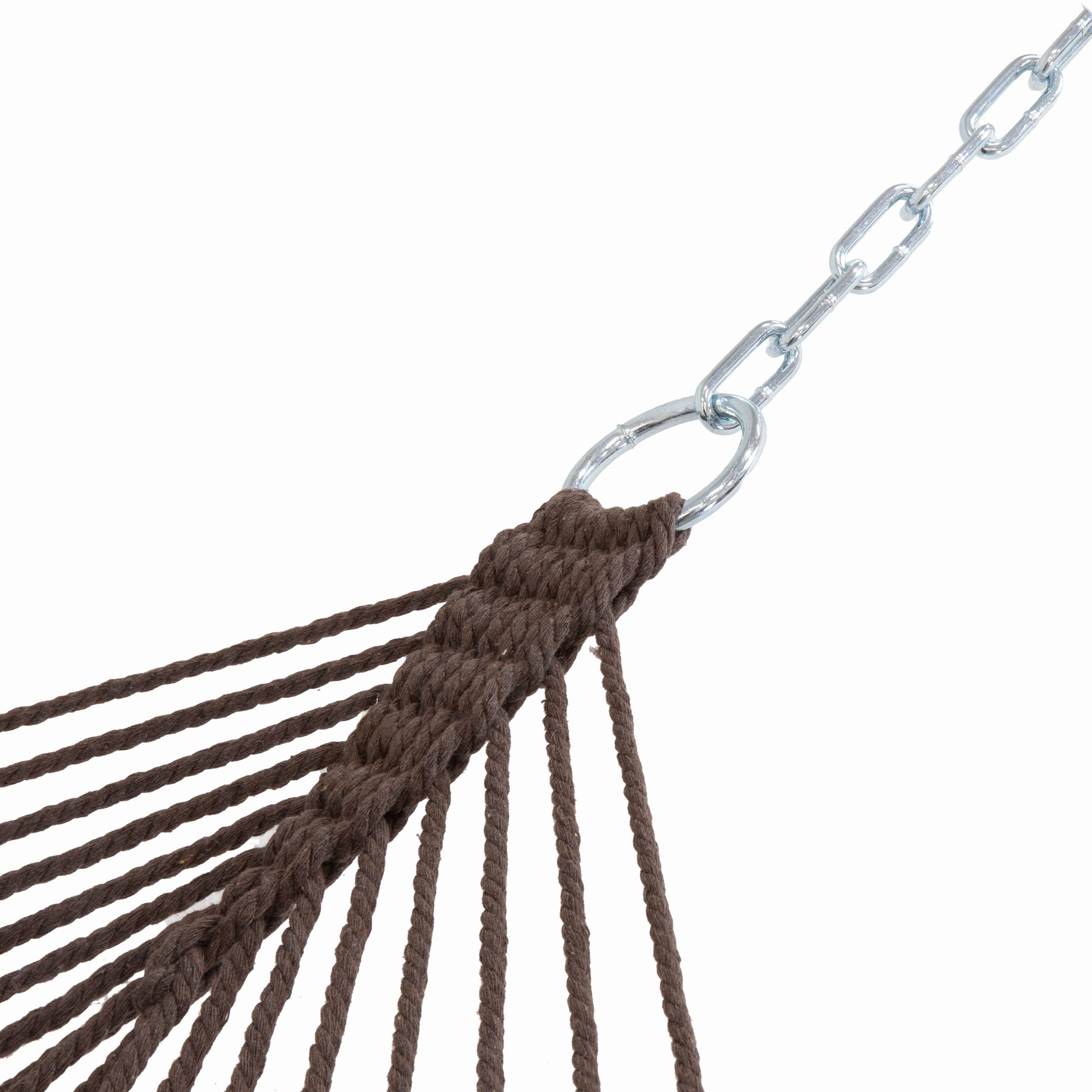 Sunnydaze Double Wide 2-Person Spreader Bar Rope Hammock