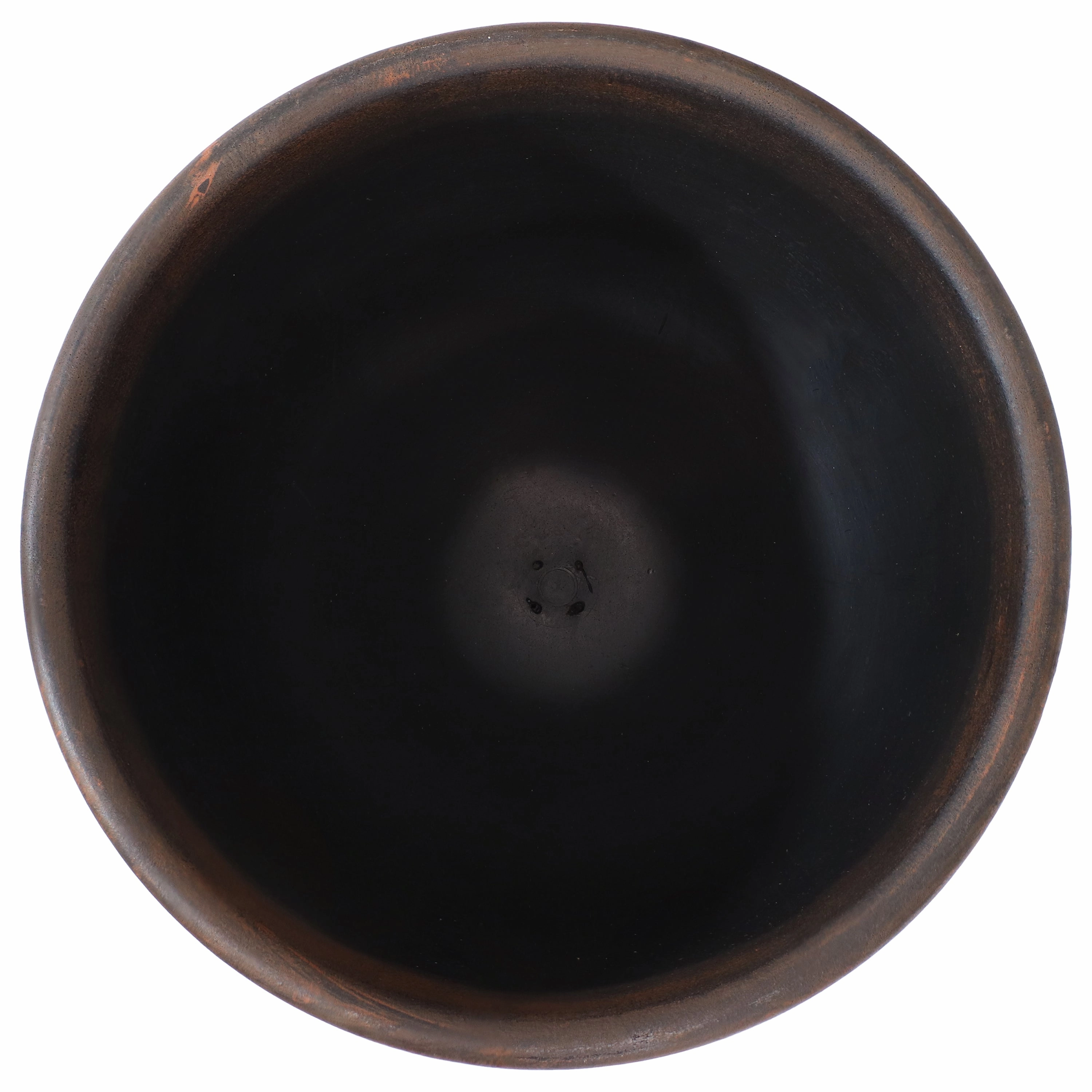 Sunnydaze Elizabeth Ribbed Outdoor Garden Planter Urn - Rust - 15"