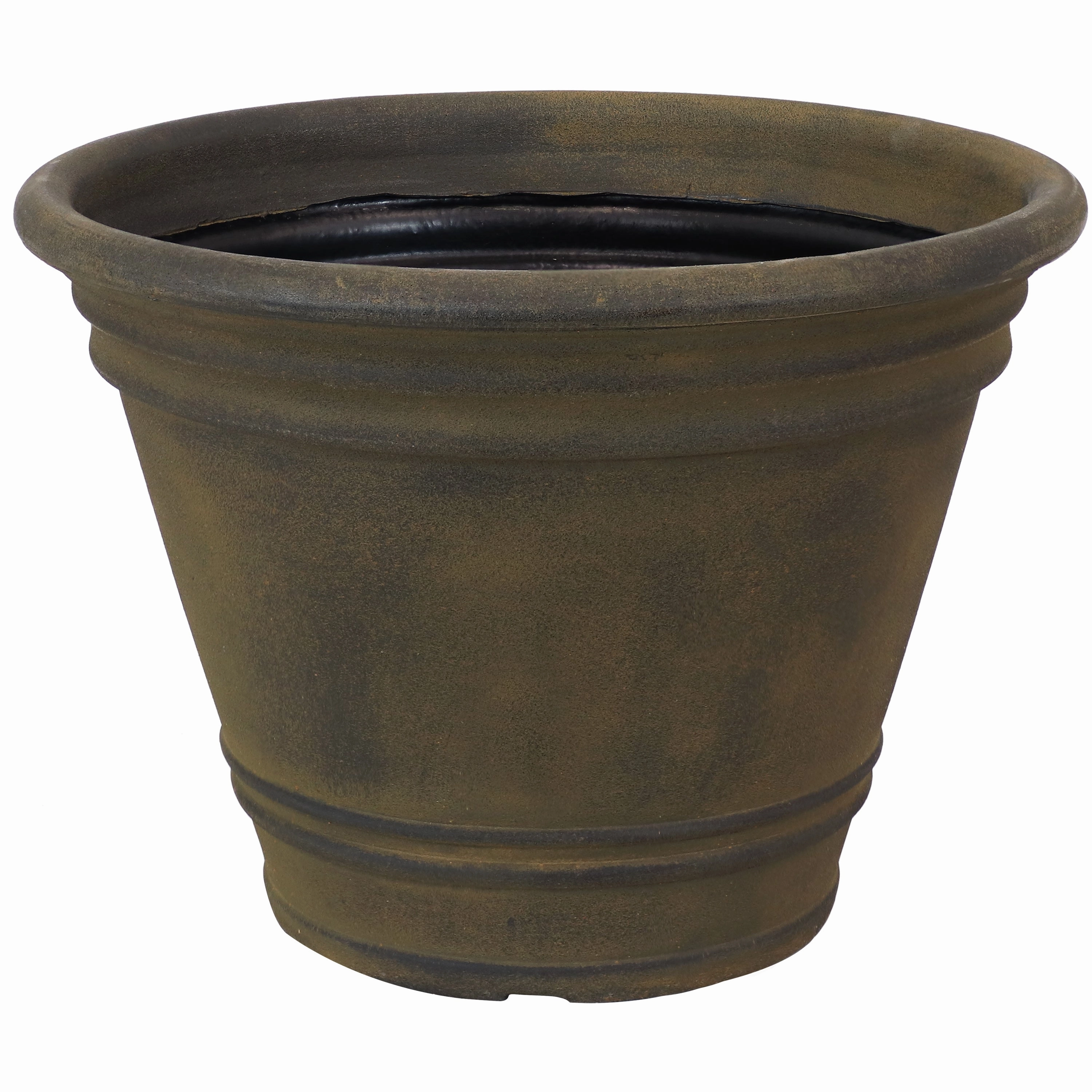 Sunnydaze Franklin Polyresin Outdoor Flowerpot Planter