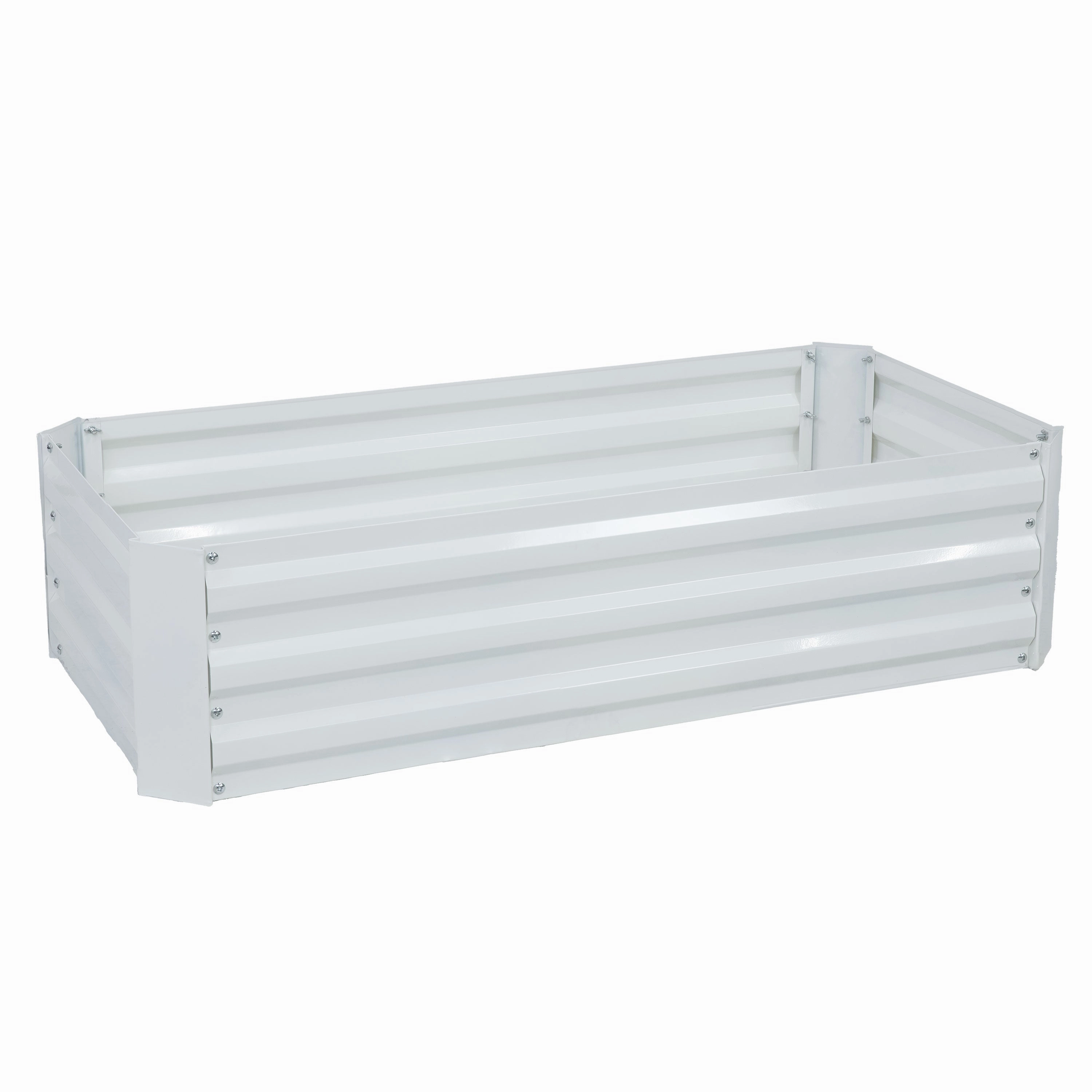 Sunnydaze Galvanized Steel Raised Garden Bed