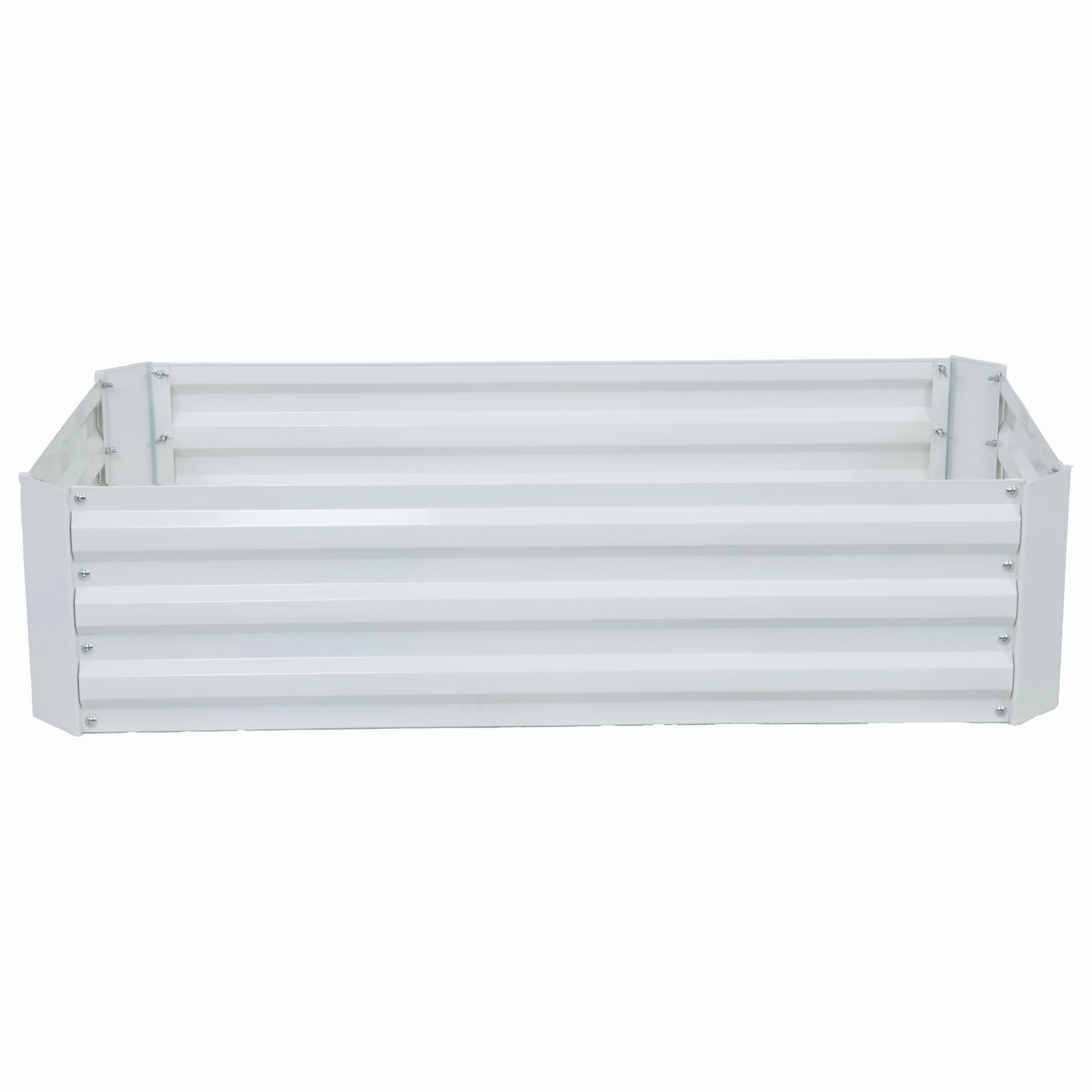 Sunnydaze Galvanized Steel Raised Garden Bed